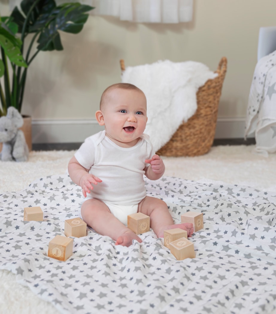 Twinkle Swaddles (Set of 4) GREY Image 6