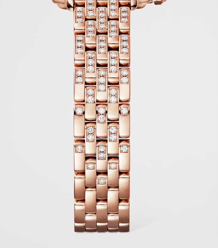 Rose Gold and Diamond Panthère de Cartier Watch 22mm SILVER Image 3