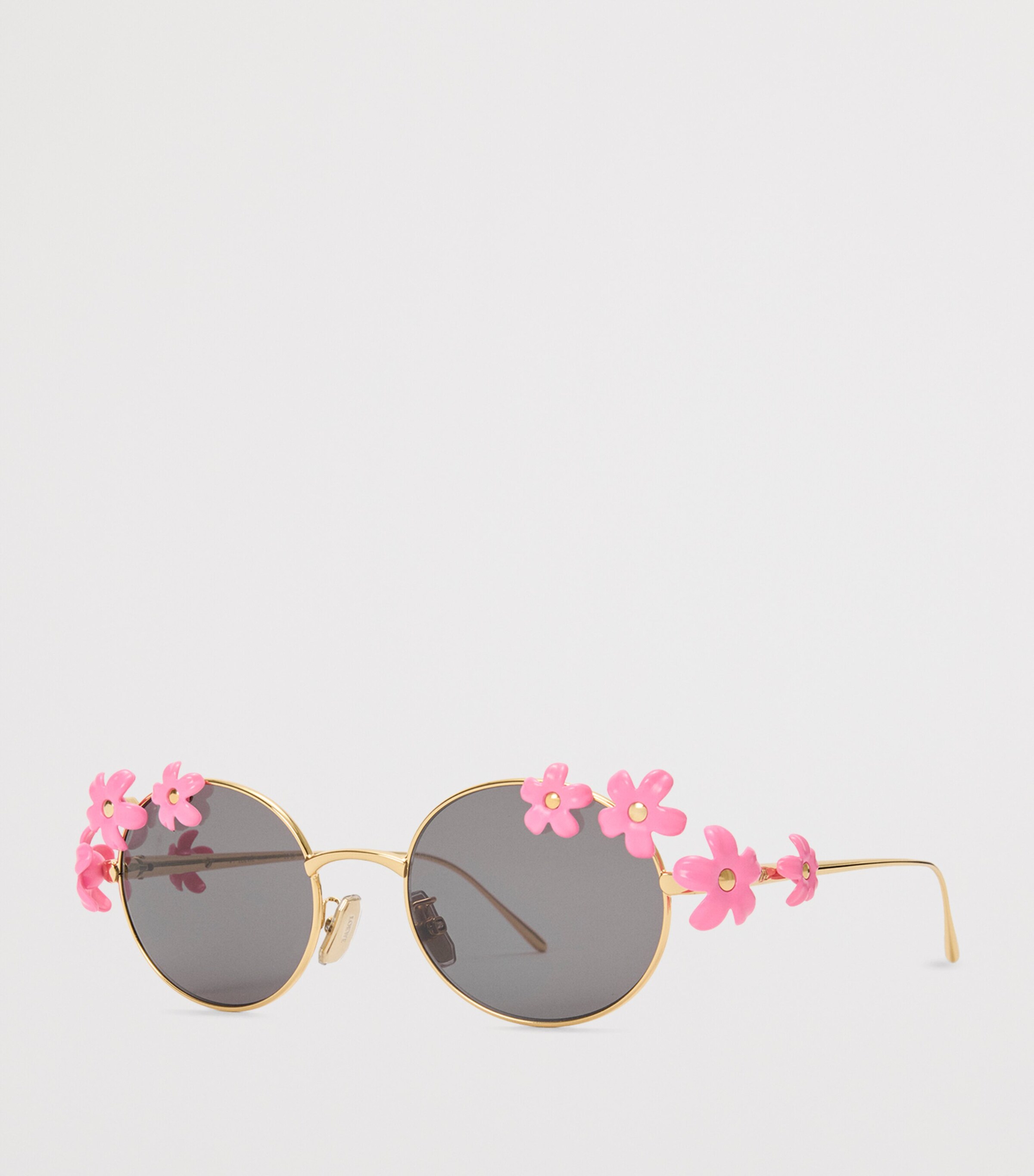LOEWE x Paula's Ibiza Metal Round Daisy Sunglasses Pink Image 2