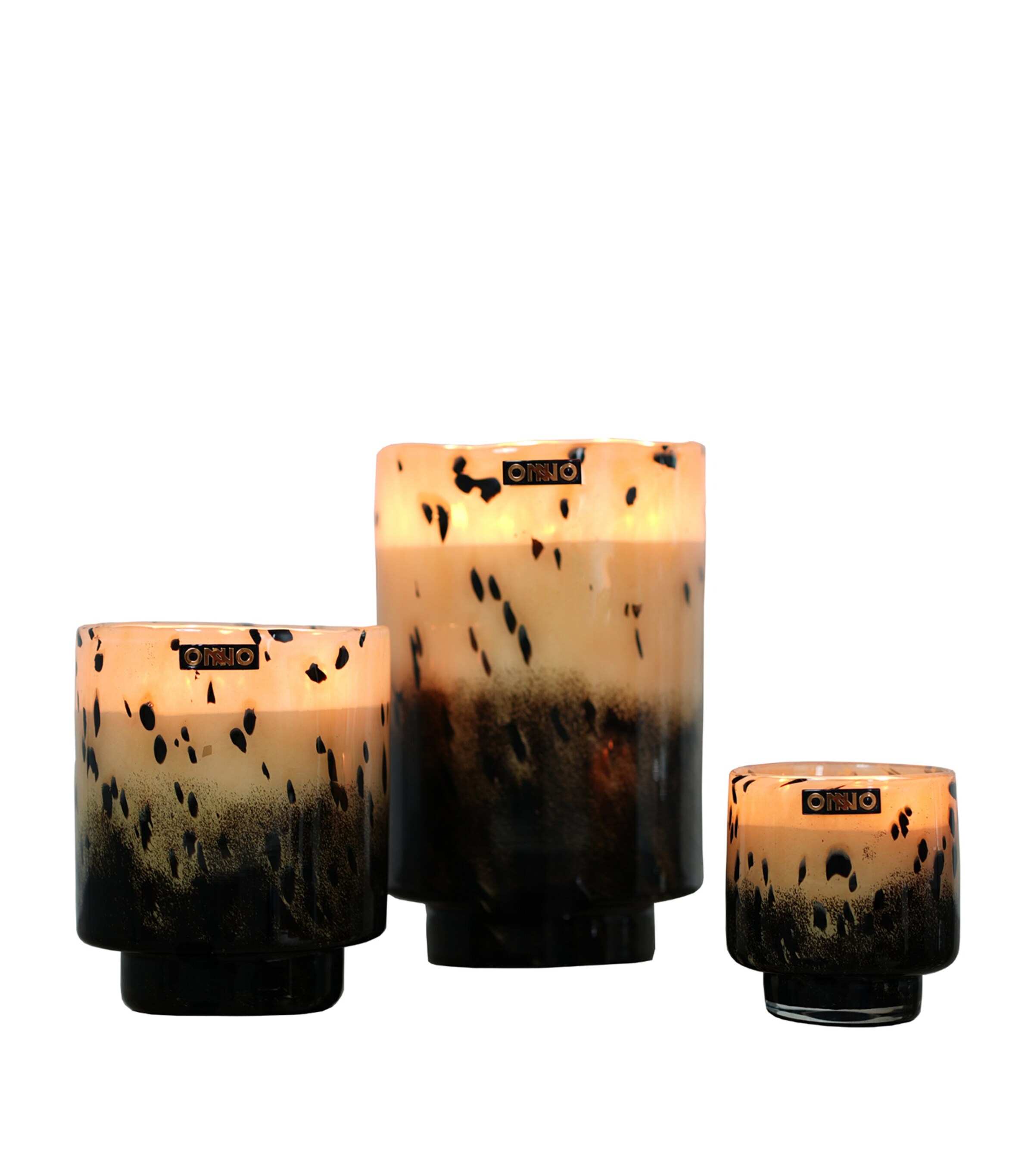 Onno Small Brigette Zanzibar Candle (195g) Brown Black Image 2