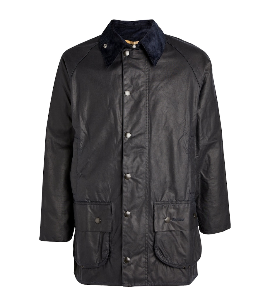 Waxed Beaufort Jacket NAVY Image 2