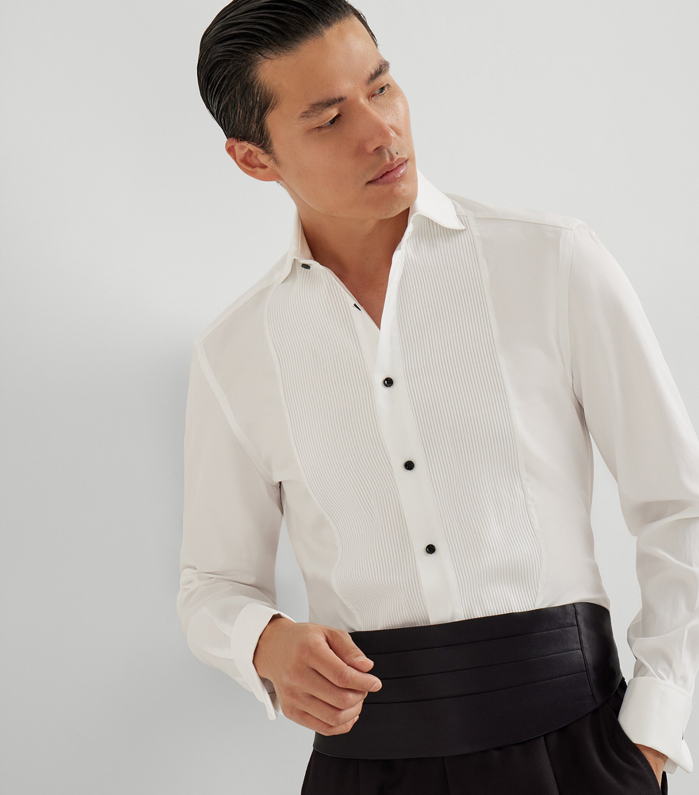 Cotton Tuxedo Shirt CZN11 Image 5