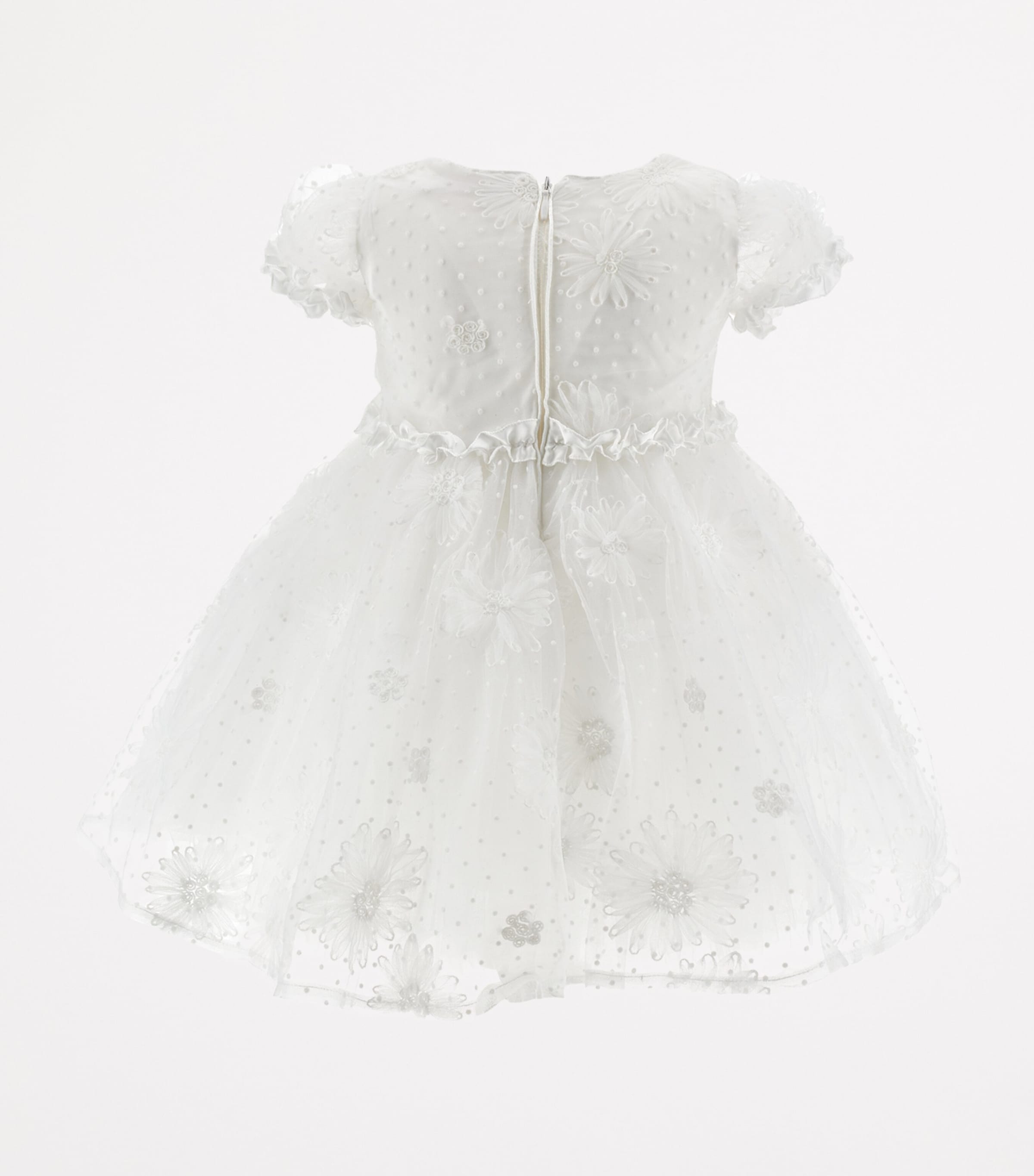 Flower-Appliqué Dress (3-36 Months) PANNA Image 3