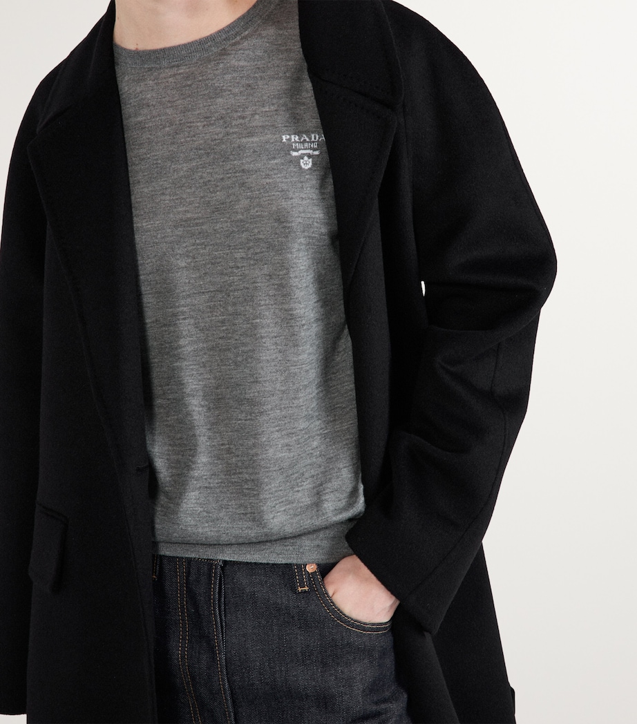 Cashmere Crew-Neck Sweater F0480 Image 3