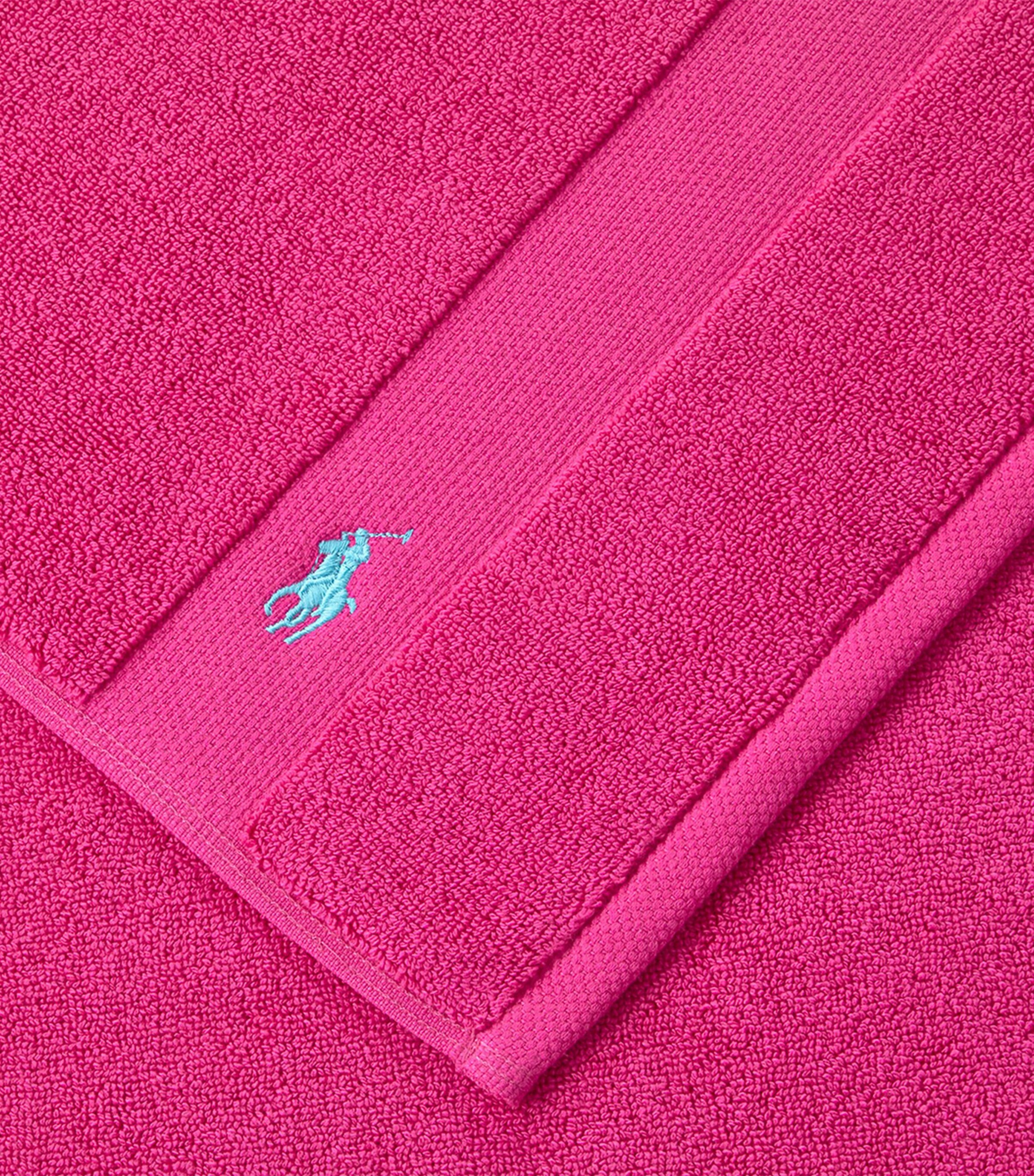 Ralph Lauren Home Polo Player Bath Mat (55cm x 90cm) Sky Pink Image 3