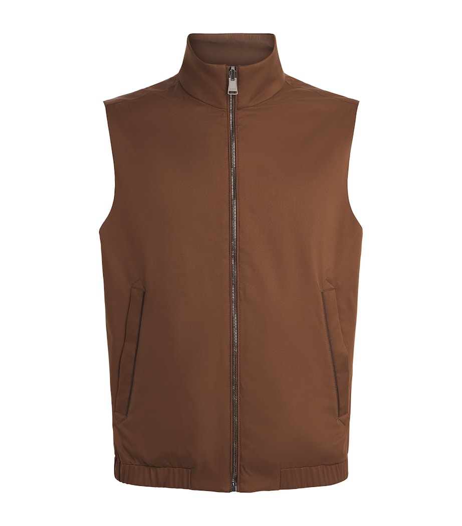 Canali Mens Reversible Gilet Image 1