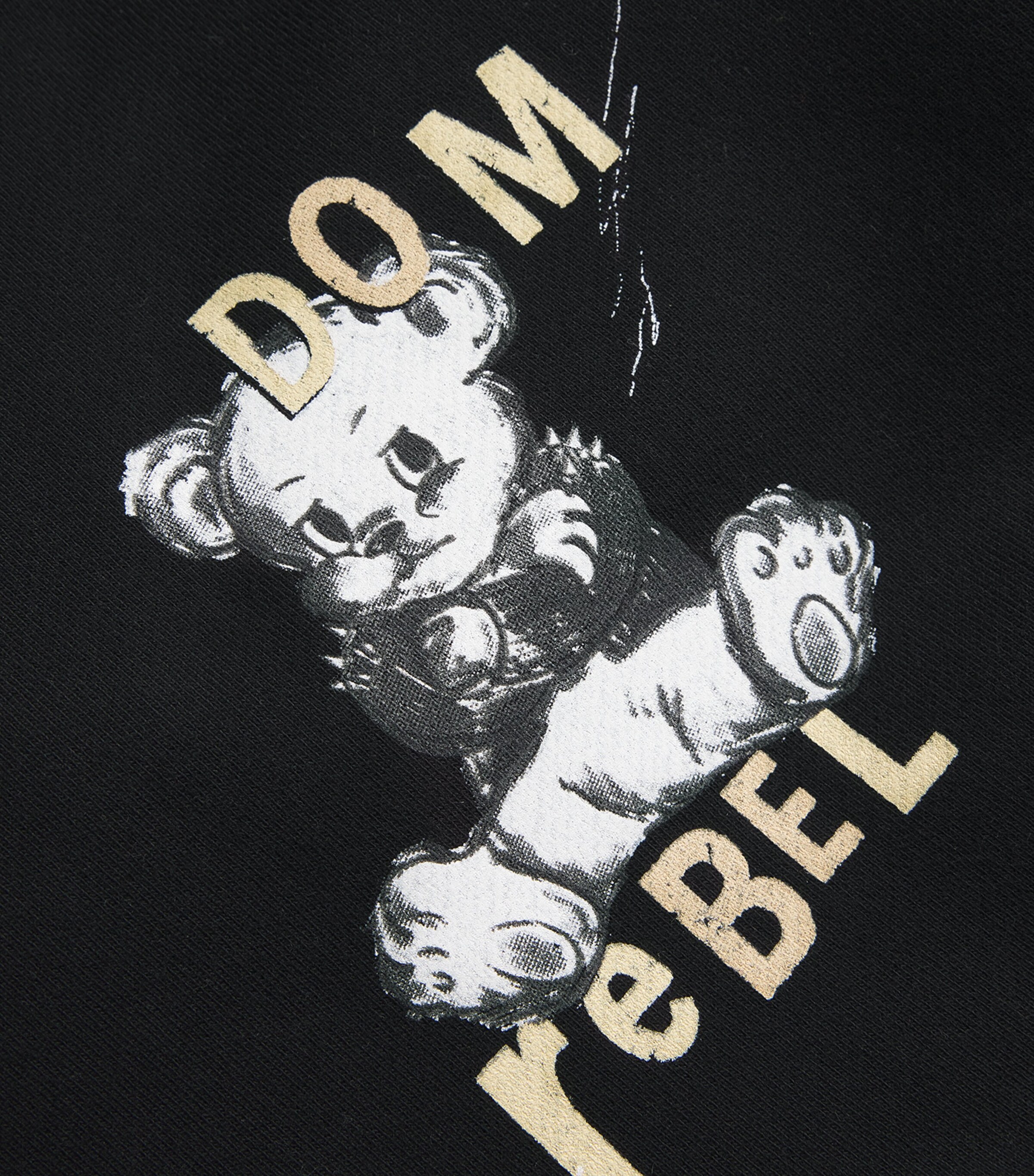 Cotton Gloomy Hoodie BLACK Image 5