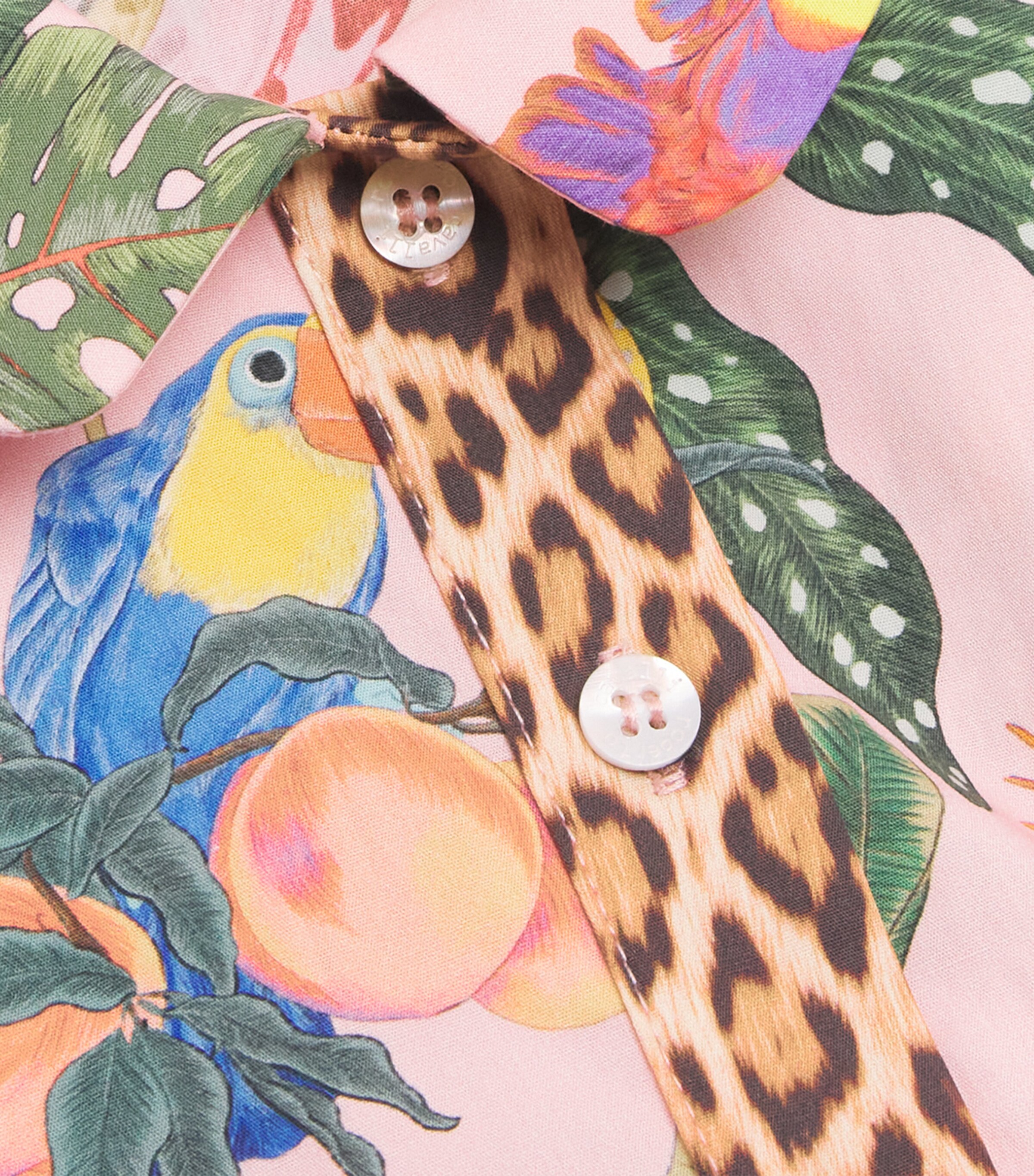 Tropical Print Shirt (4-14 Years) TROPICANA BABY ROSE Image 3