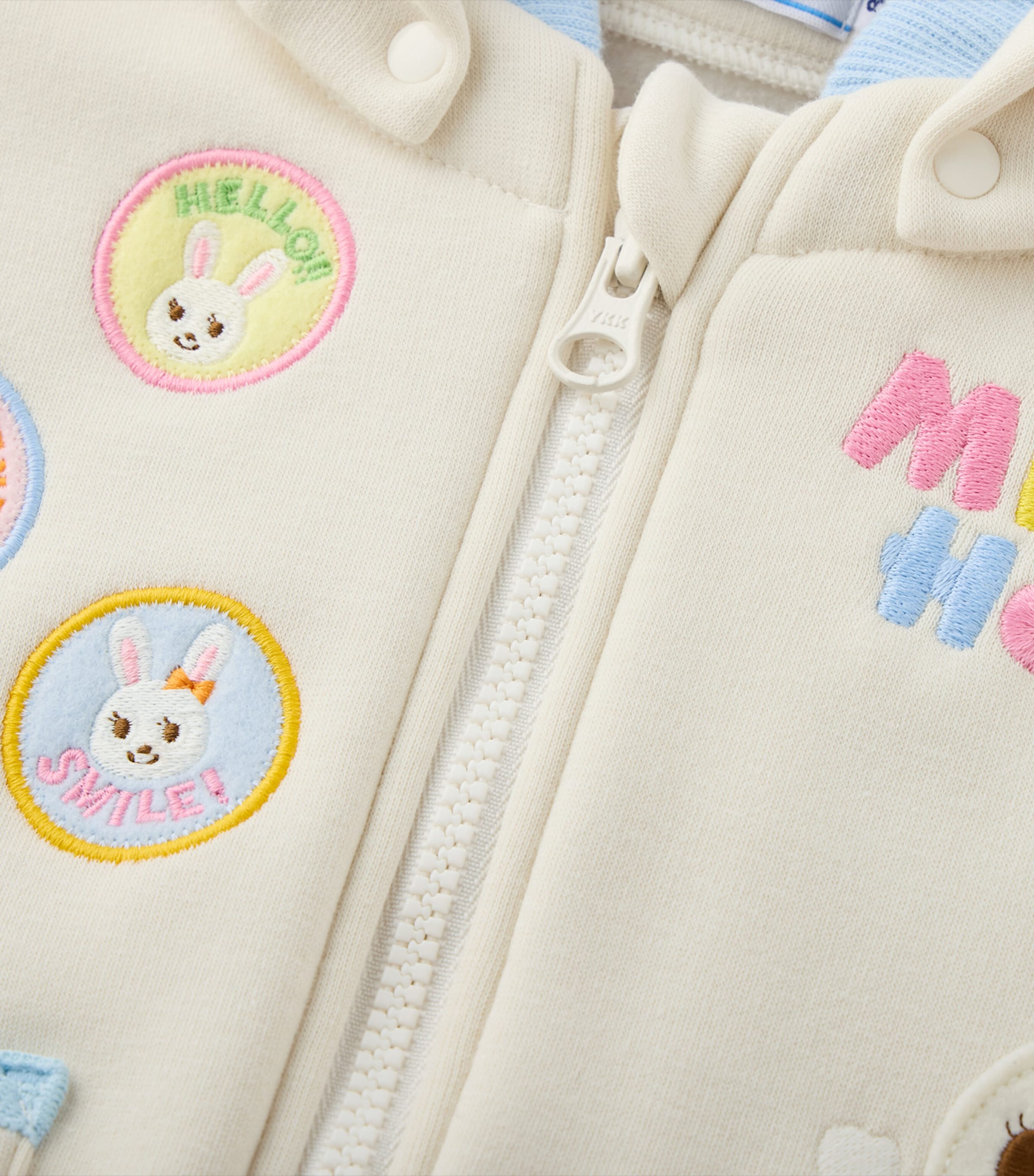 Miki House Appliqué Hooded Bomber Jacket (12 Months-7 Years) Image 4