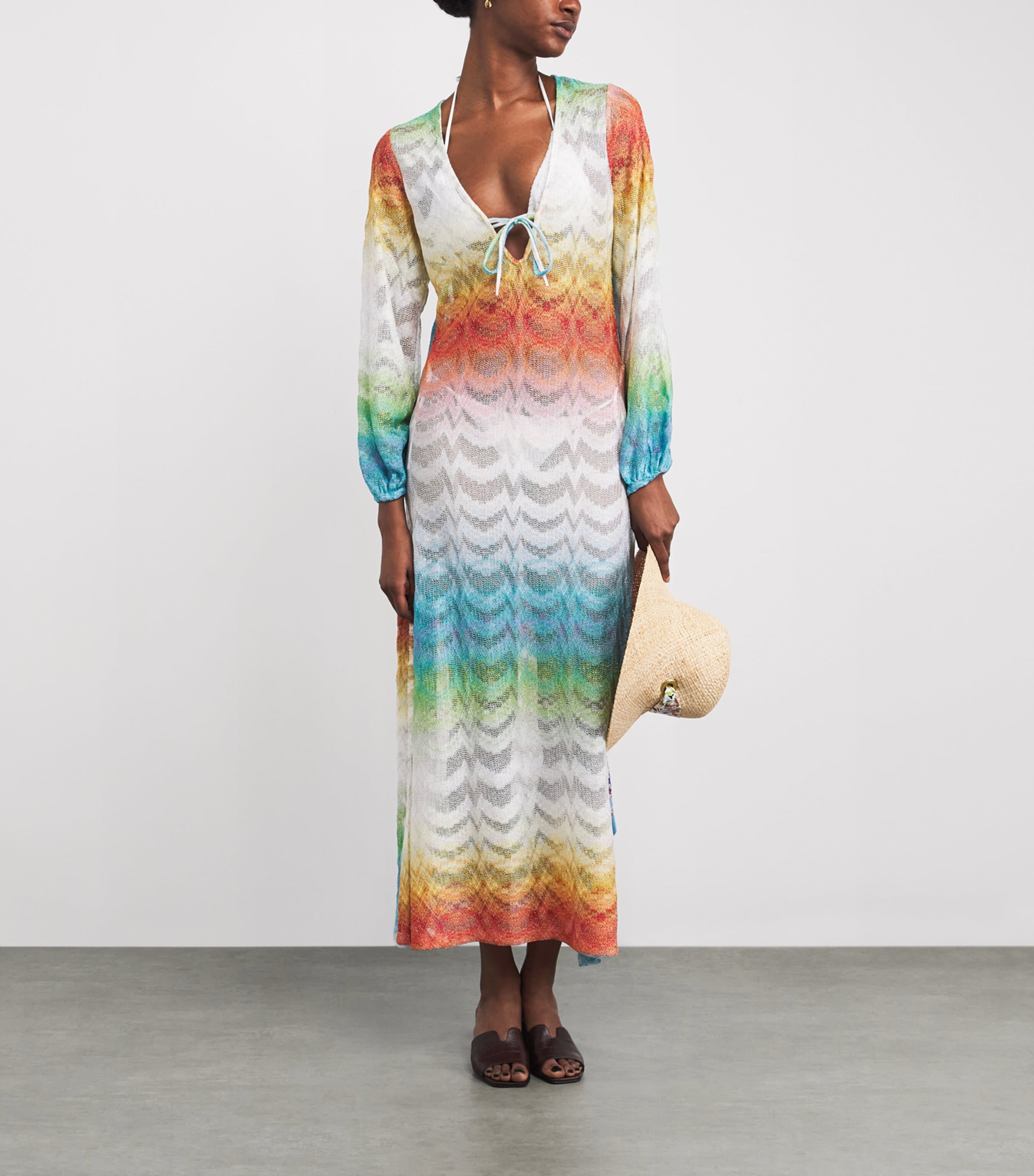 Zigzag Ombré Maxi Dress SM9X1MULTICOLOR Image 2