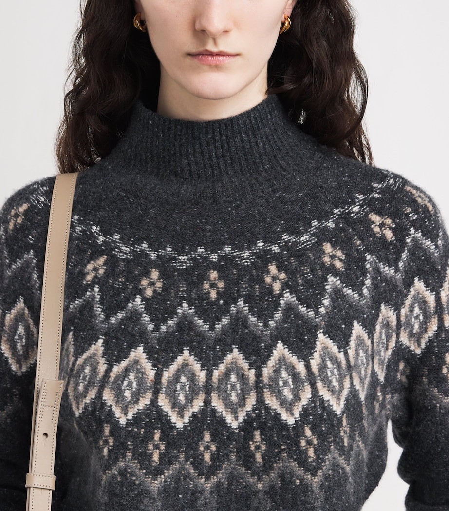 Cashmere Donegal Sweater 015HCC Image 6