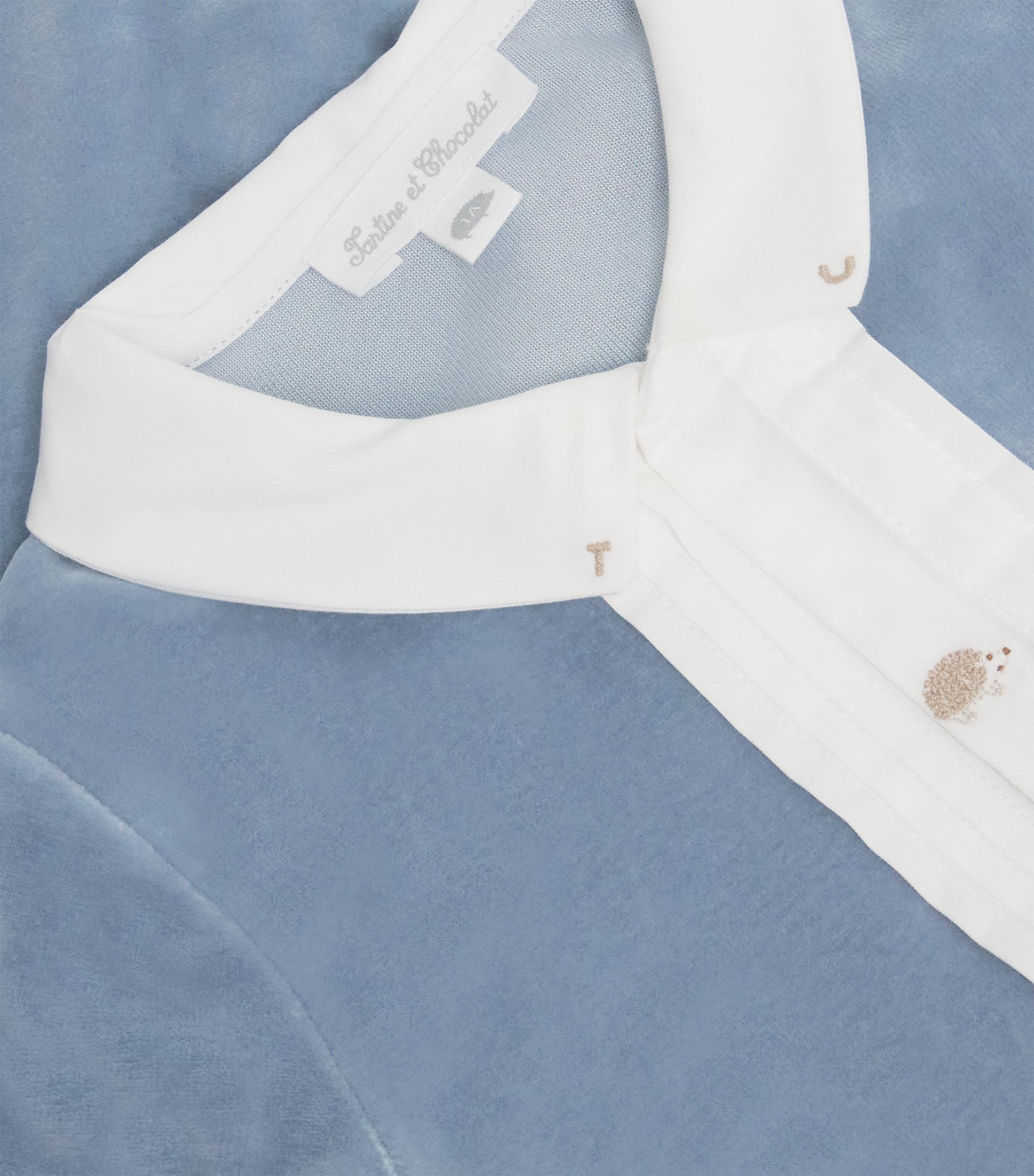 Velvet Hedgehog All-In-One (Newborn-2 Years) 47BLEU ORAGE Image 3