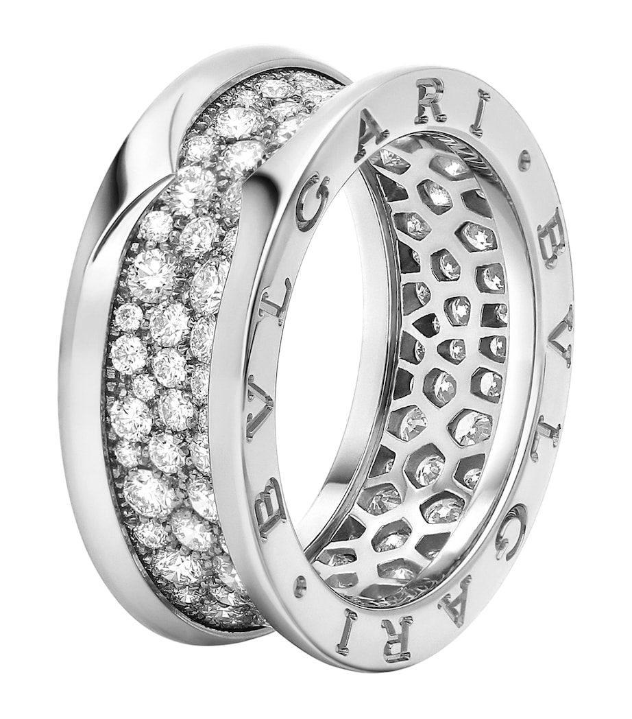 White Gold and Diamond B.zero1 Ring WHITE GOLD Image 1