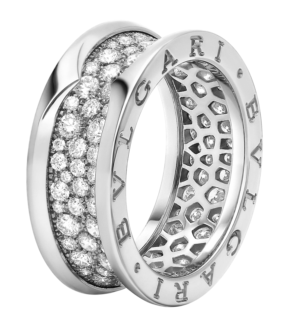 White Gold and Diamond B.zero1 Ring