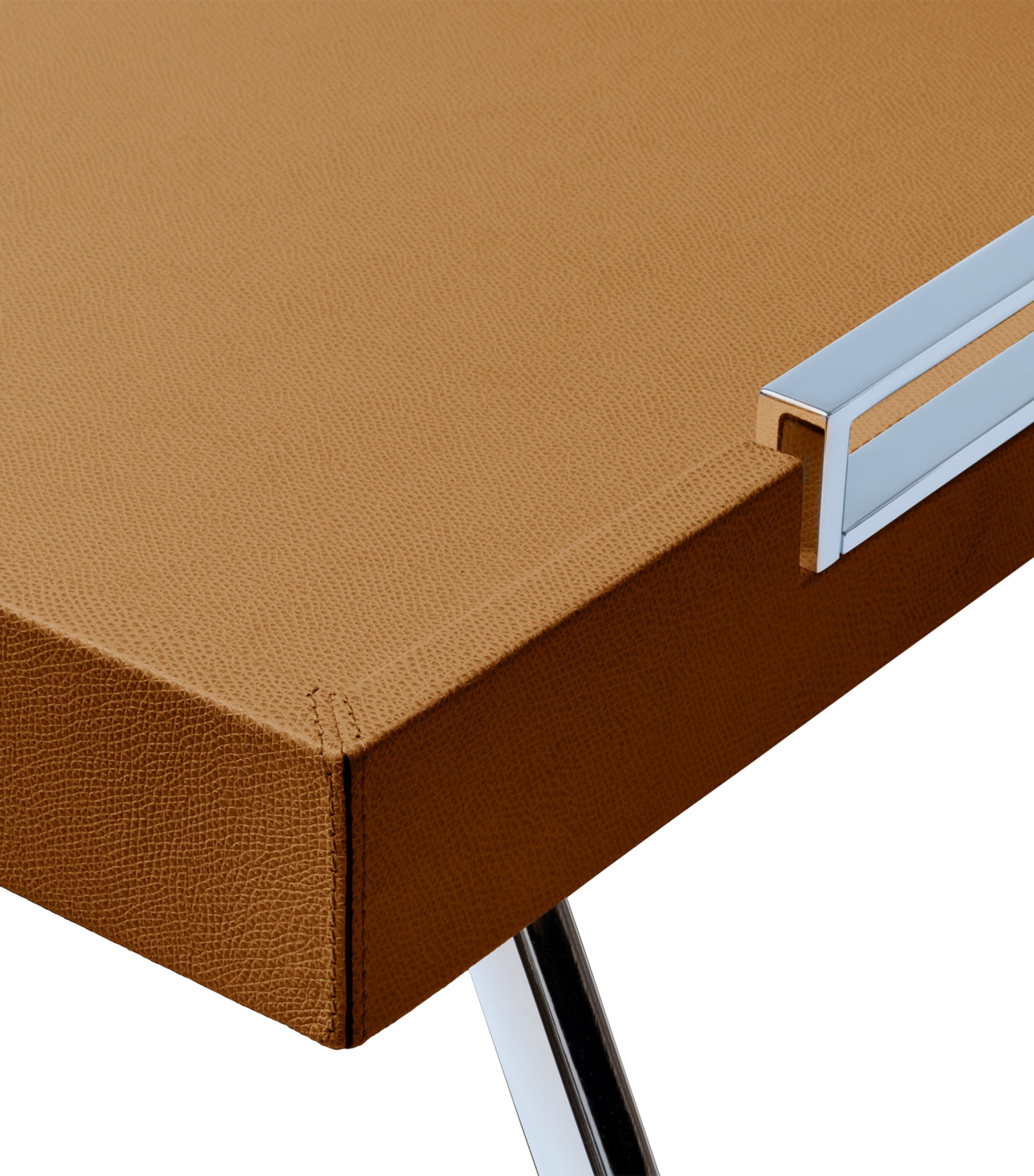 Frette Leather Otello Bed Tray Tabacco Image 3