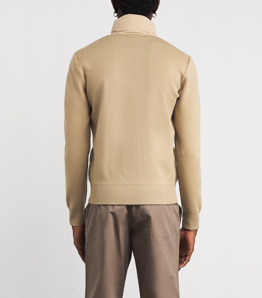 Haney-City Hybrid Down Jacket LIGHT CAMEL Image 4