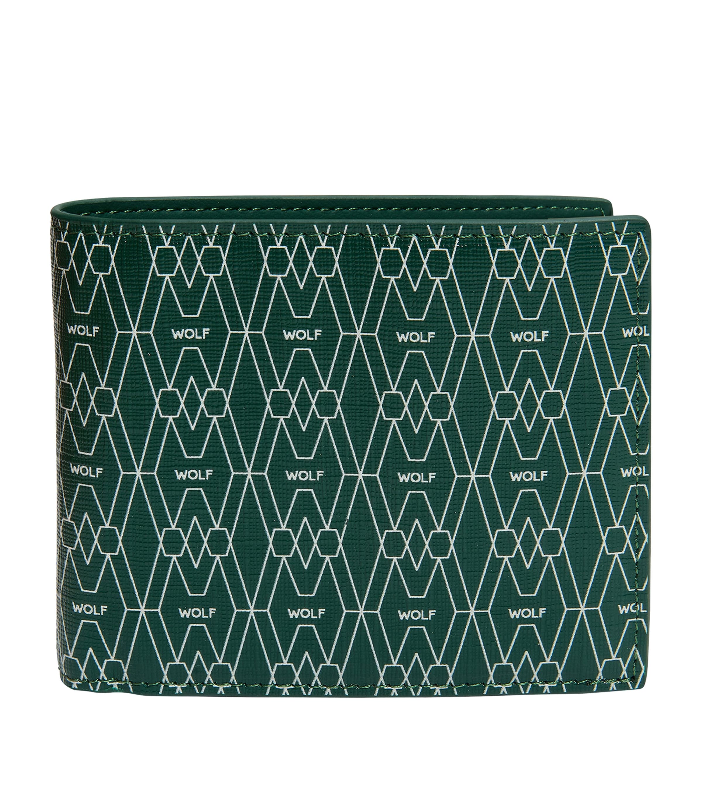 Wolf Signature Billfold Wallet In Green