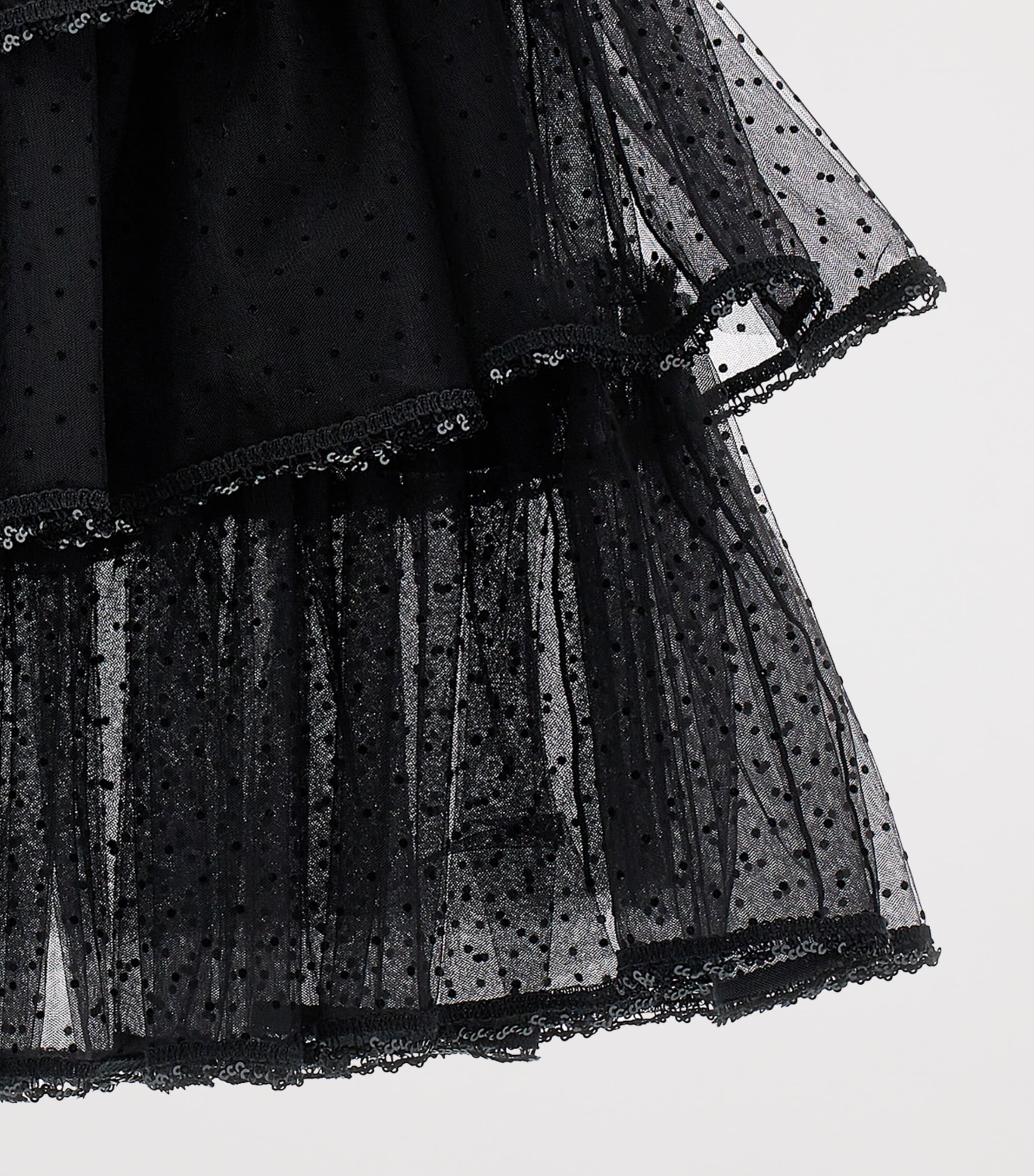 Tulle Sequinned Skirt (2-12 Years) NERO Image 3