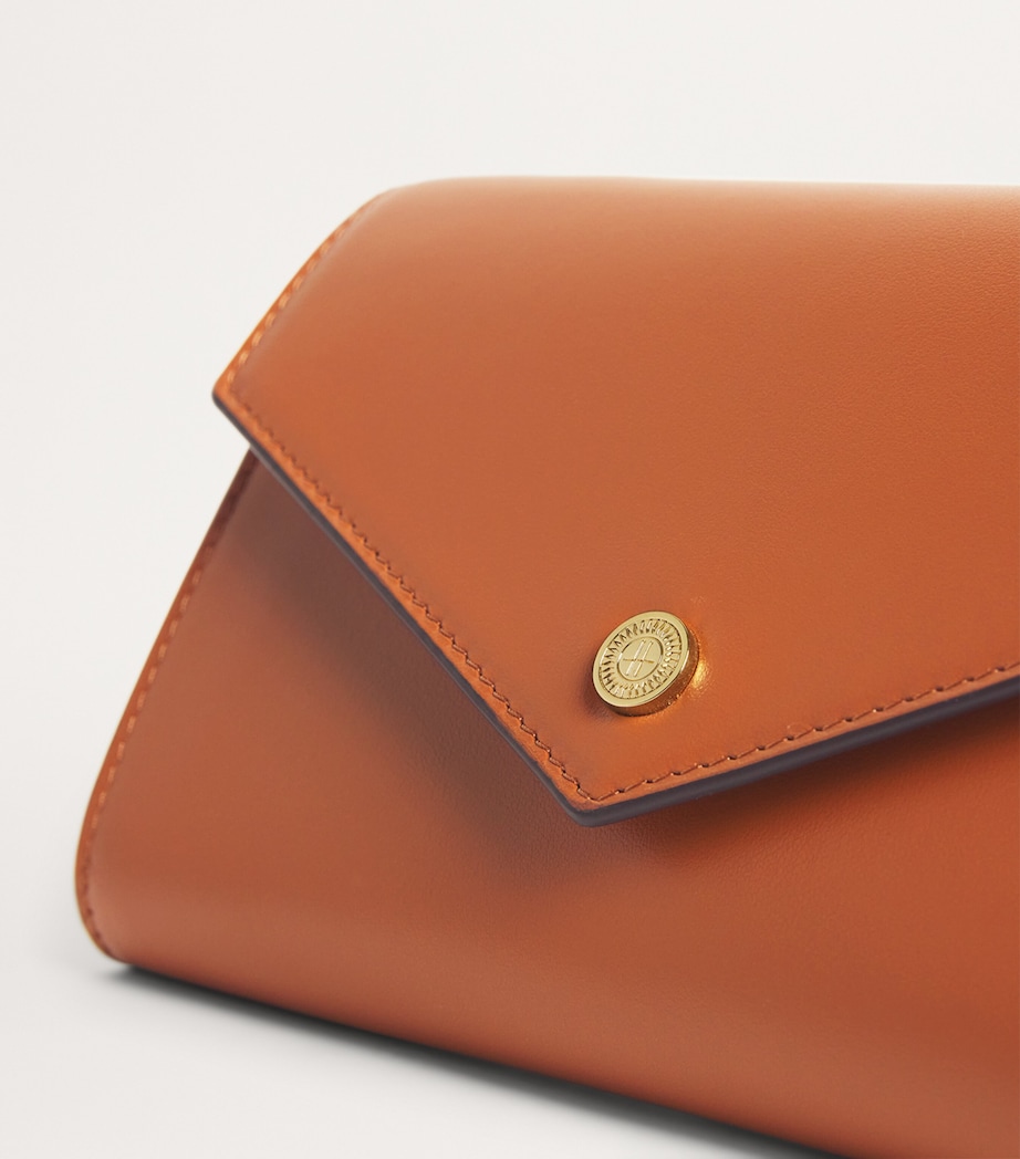 Leather Chain Wallet TAN Image 4