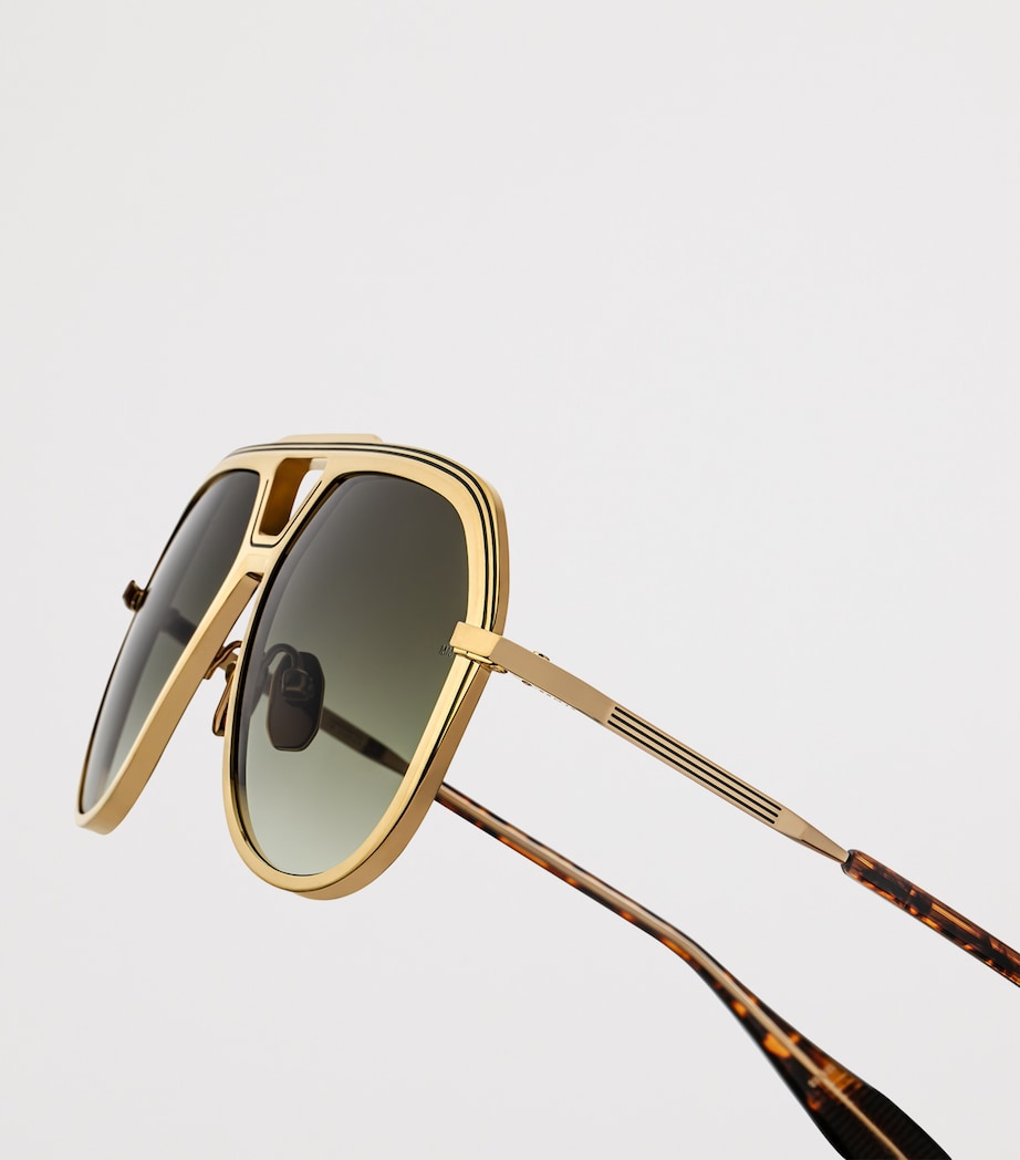 Titanium Aviator Lockheed Sunglasses 17K-AUTUMN Image 2