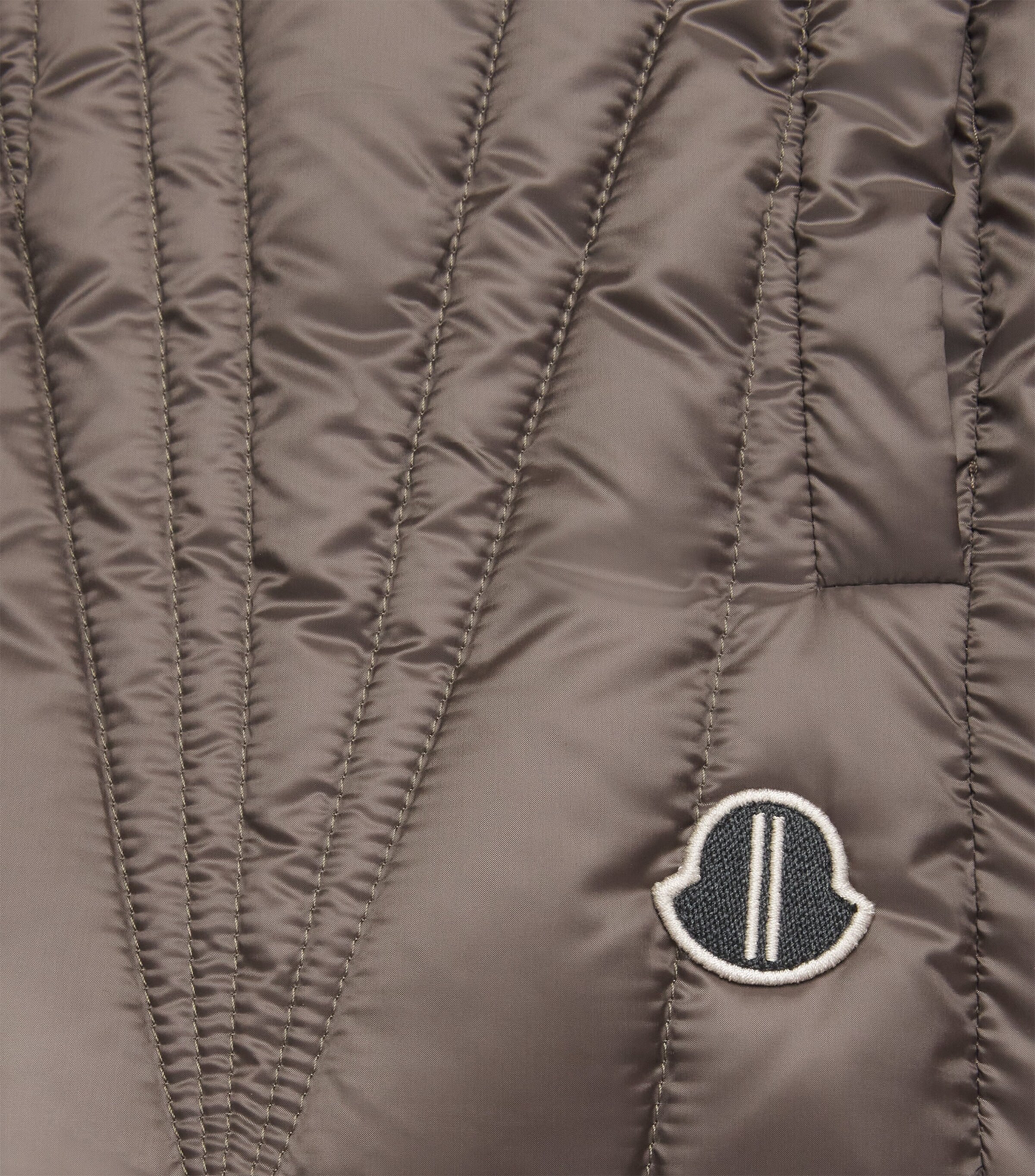 Rick Owens Mens x Moncler Down Geocamo Gilet Dark Dust Image 6