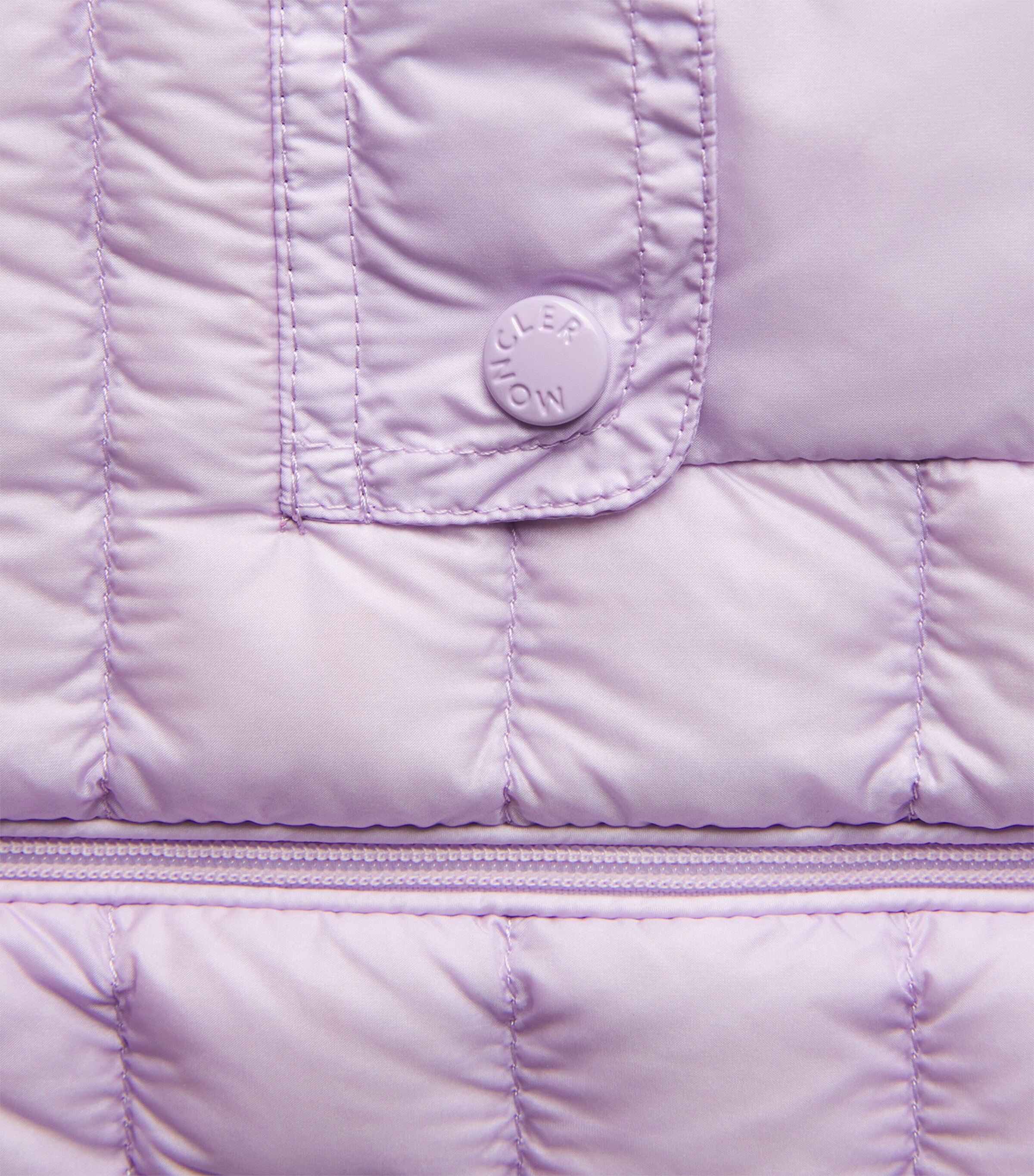 Moncler Enfant Quilted Lans Down Coat (8-10 Years) Image 3