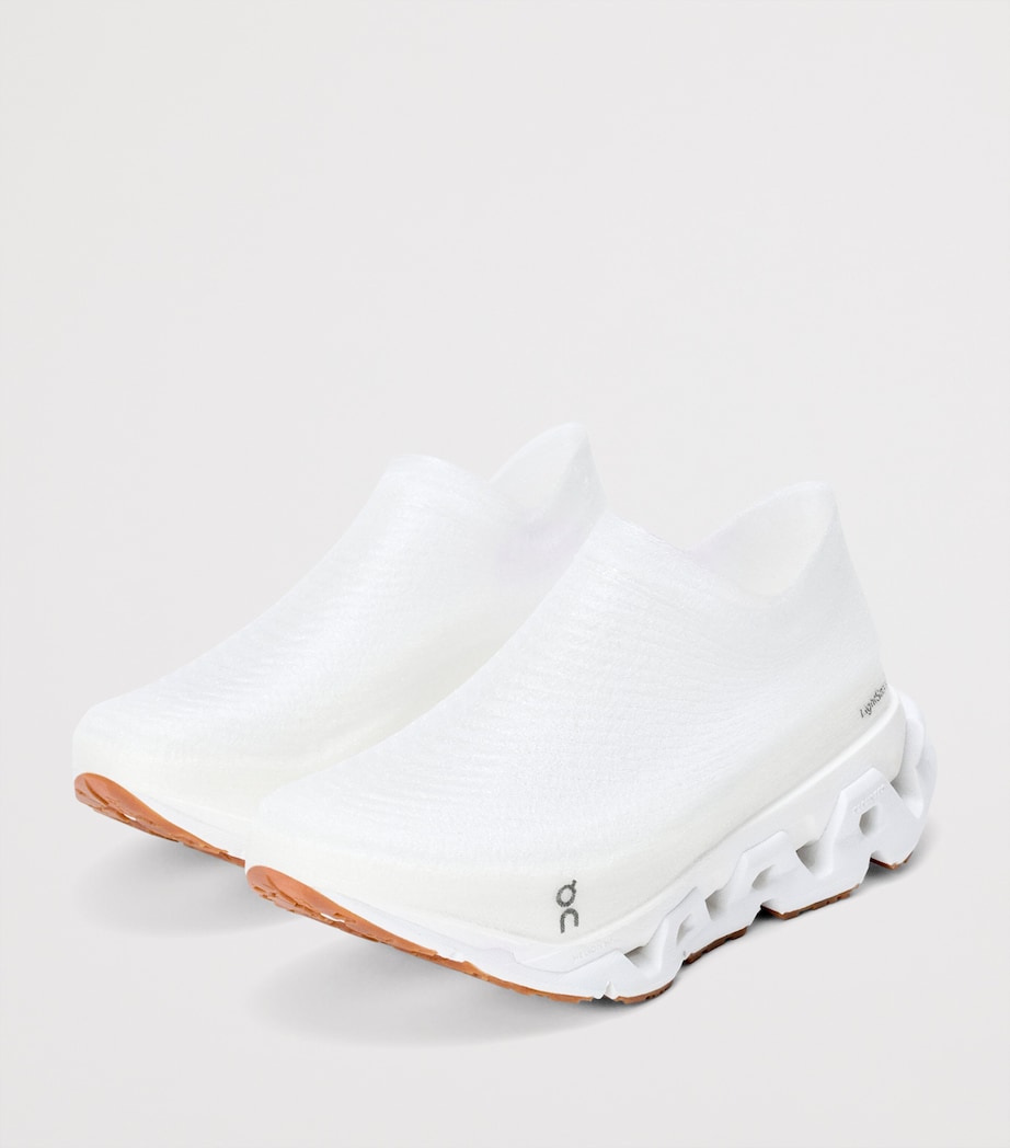 LOEWE Mens x On Lightspray Cloudmonster Sneakers White/silver Image 2