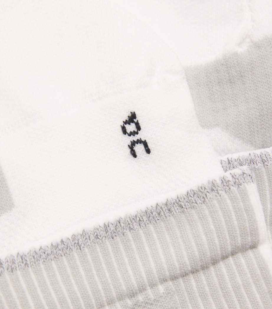 Performance Run Mid Socks WHITE | GLACIER Image 2