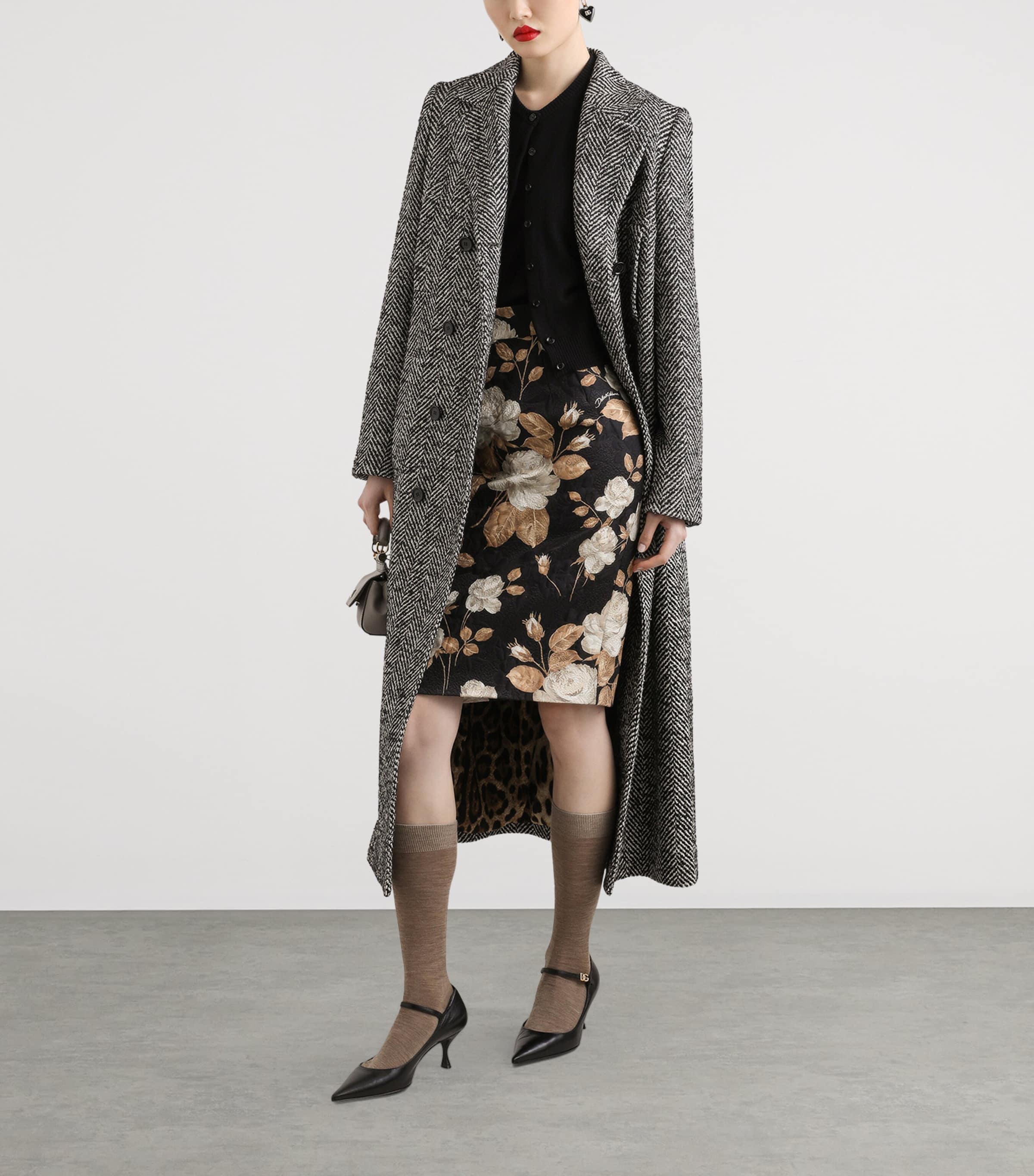 Cashmere Sweater Vest N0000-BLACK Image 4