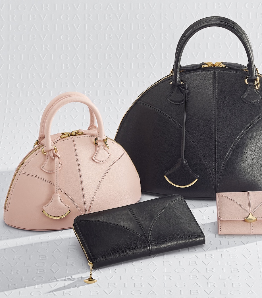 Small Goat Leather Marquise Top-Handle Bag PINK MEDIUM Image 6