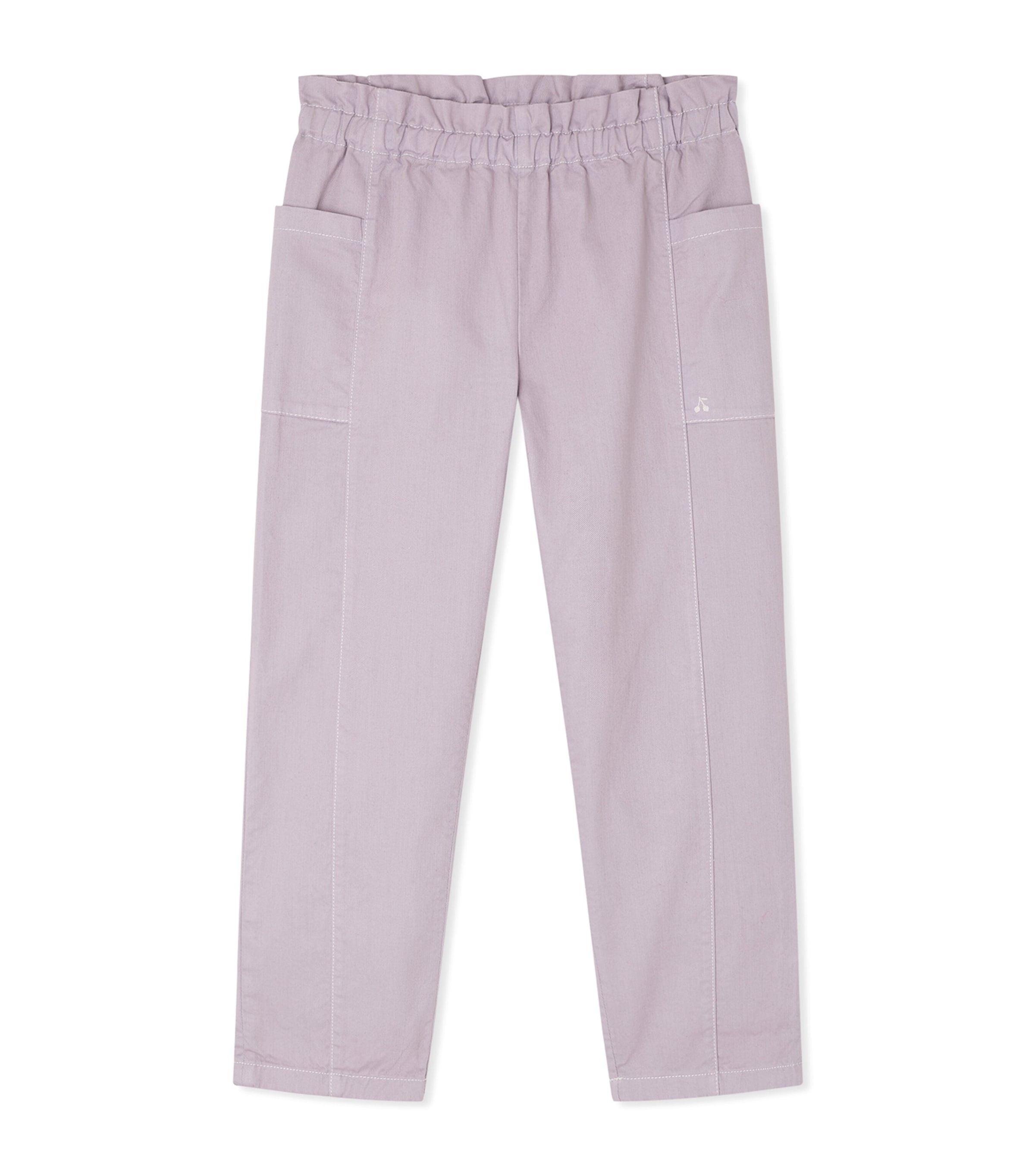 Bonpoint Organic Cotton Tiche Trousers (4-8 Years) Lilas Image 1