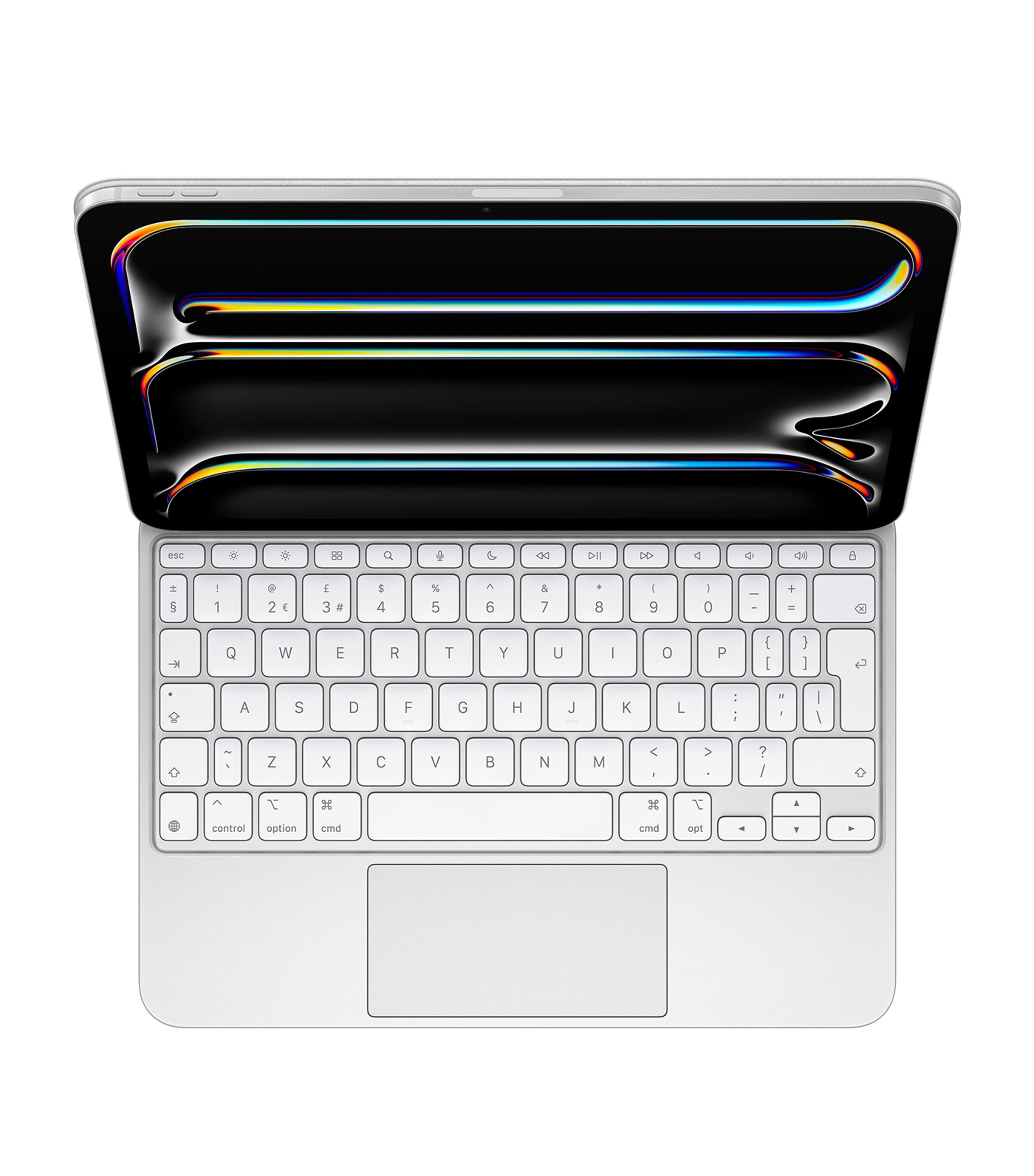 iPad Pro 11" M4 Chip Magic Keyboard - White WHITE Image 2