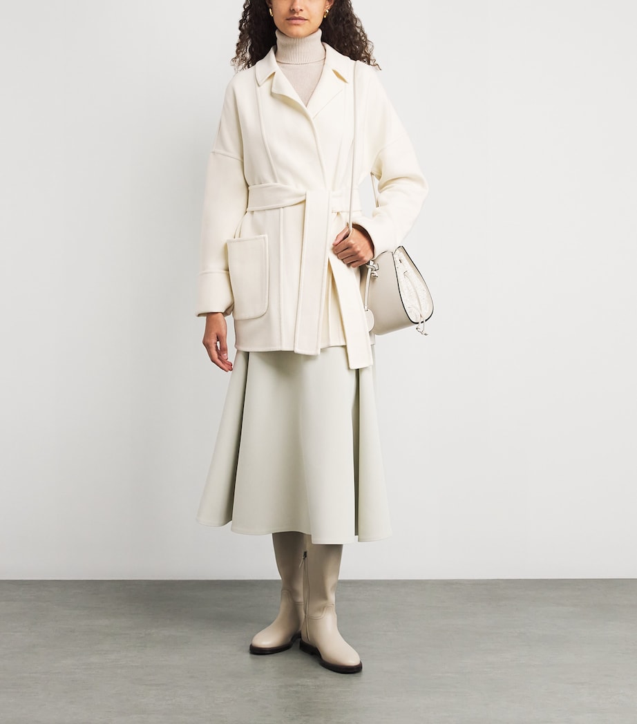 Wool Reversible Wrap Coat BIANCO E BIANCO Image 2