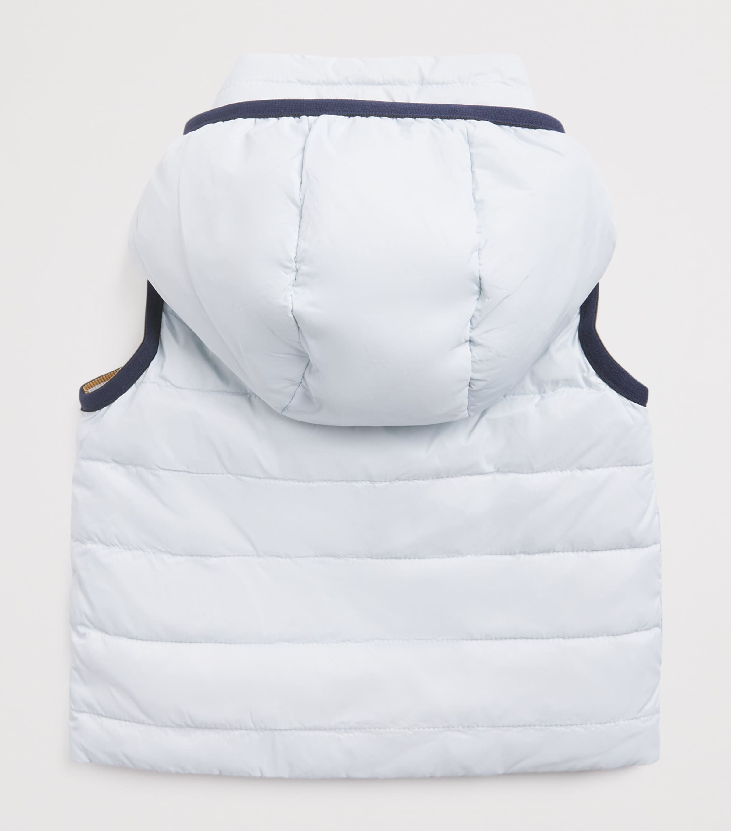 Reversible Puffer Gilet (3-18 Months) PALE BLUE Image 2