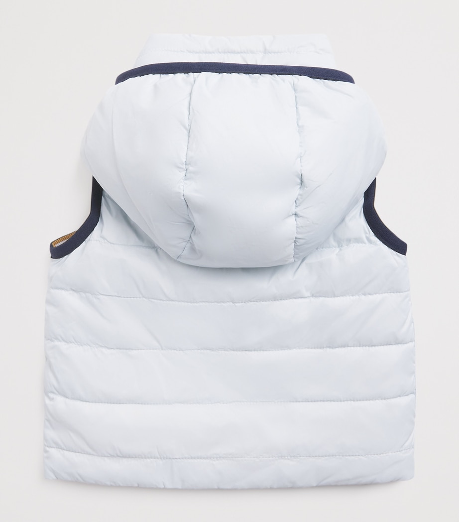 Reversible Puffer Gilet (3-18 Months) PALE BLUE Image 2