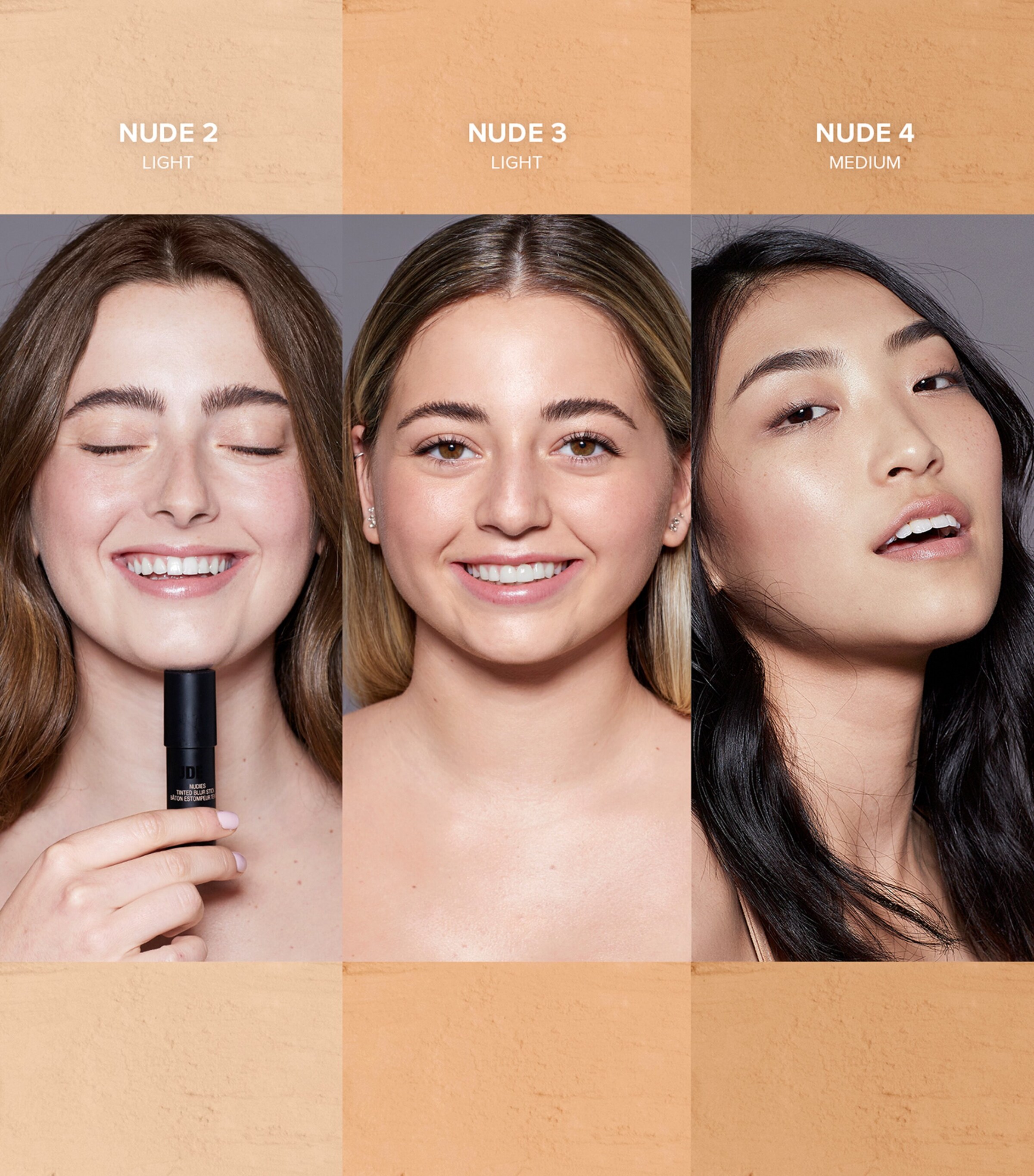 NUDESTIX Tinted Blur Foundation Stick Tinted Blur Light Image 3
