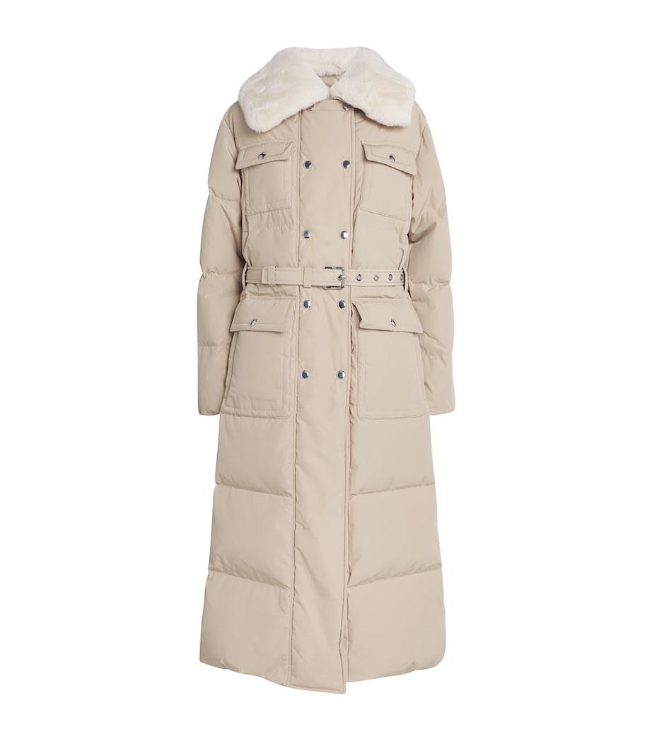 Water-Repellent Vlavi Down Coat 1020LATTE Image 1