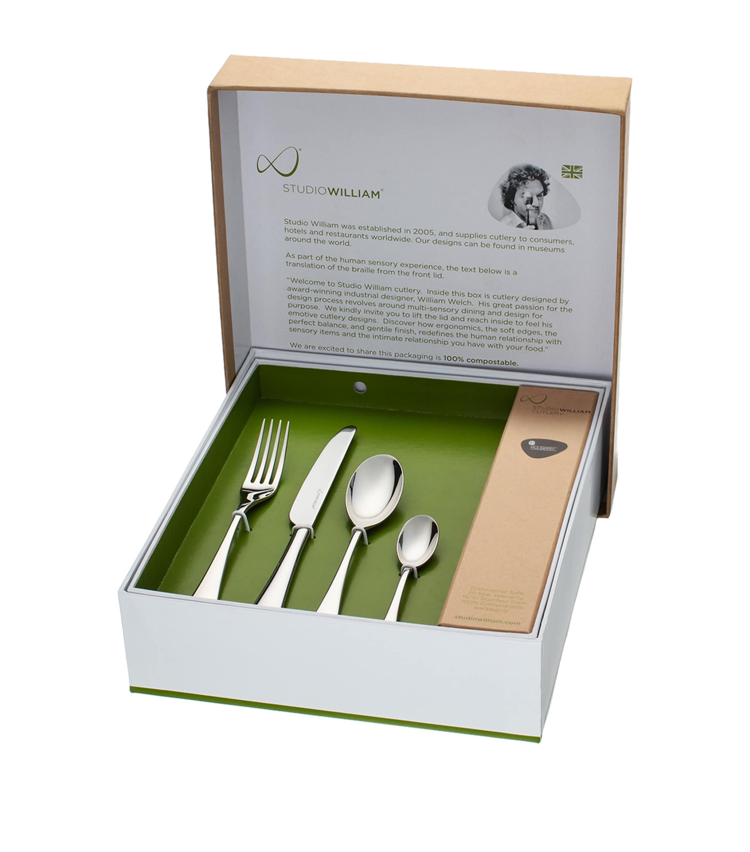 Karri Stainless Steel 32-Piece Cutlery Set MIRROR FINISH Image 10