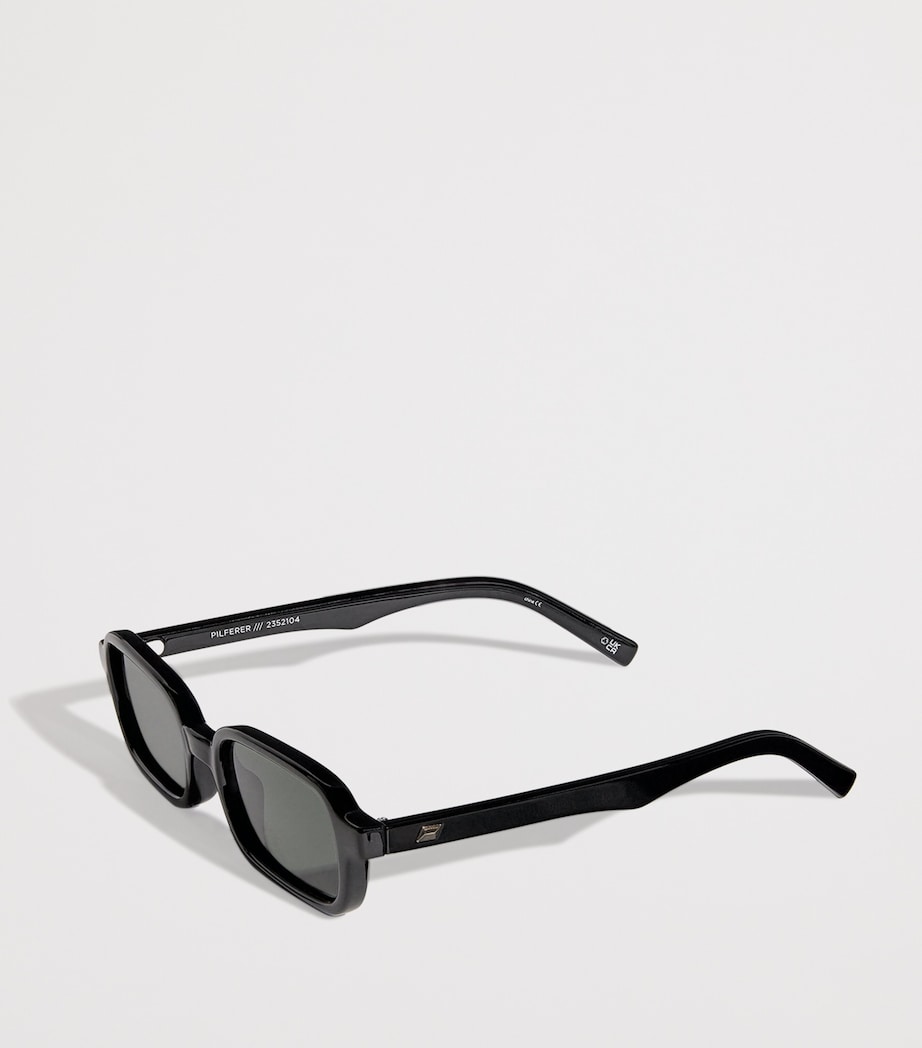 Rectangle Pilferer Sunglasses BLACK Image 2