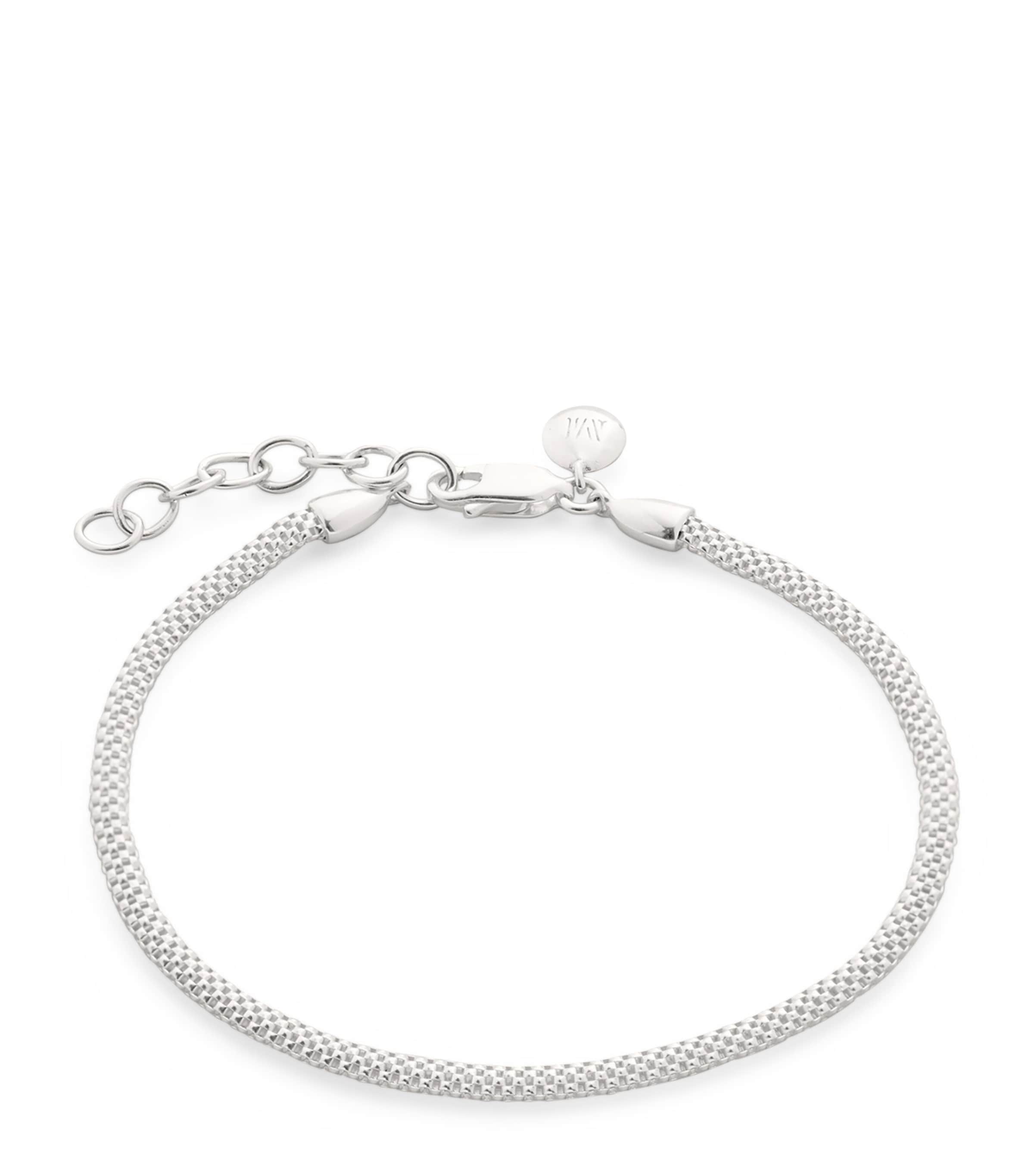 Monica Vinader Sterling Silver Heirloom Chain Bracelet In Brown