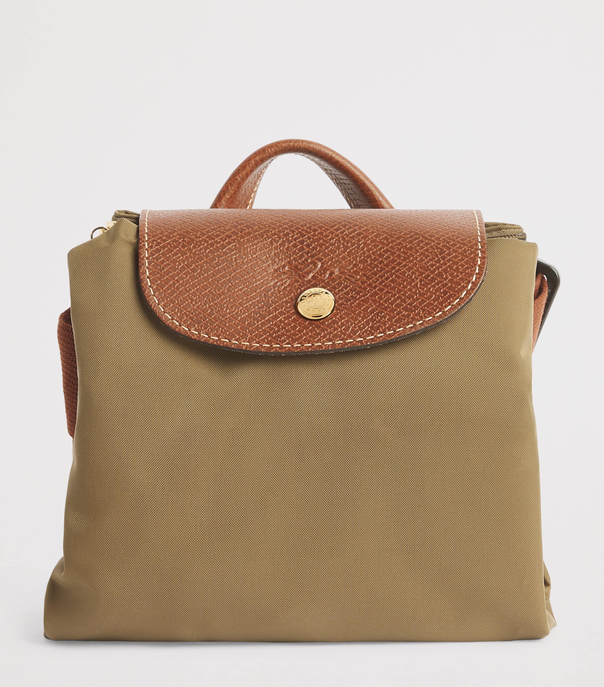 Longchamp Medium Le Pliage Original Backpack Olive Image 5