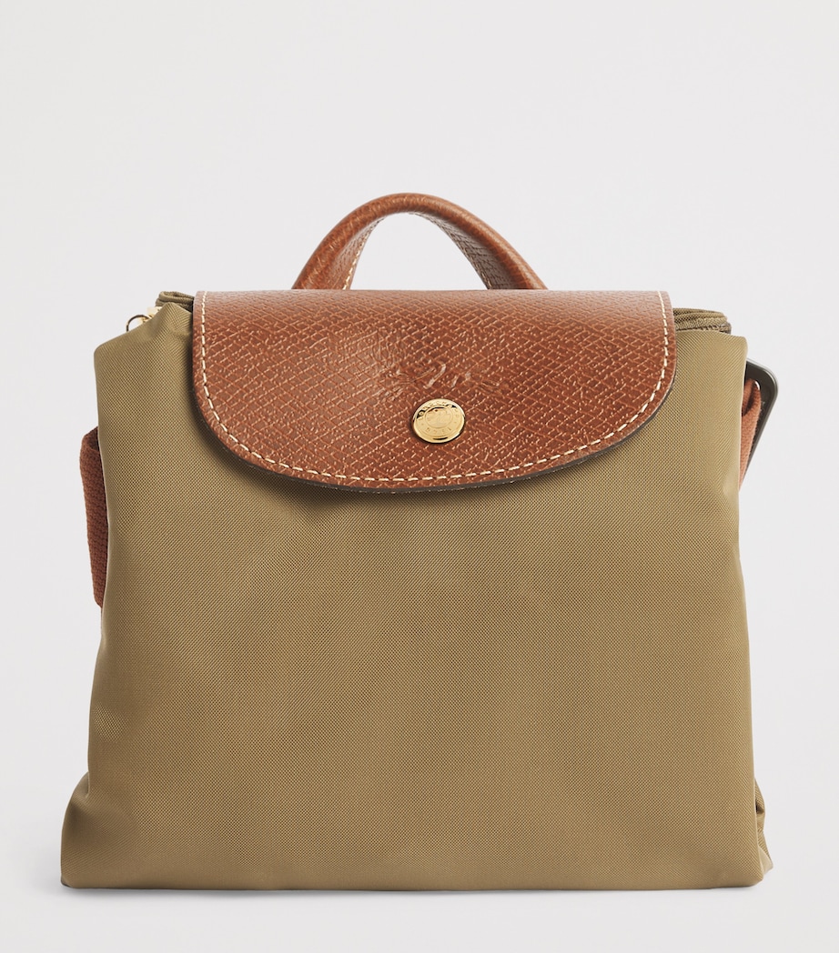 Longchamp Medium Le Pliage Original Backpack Olive Image 5