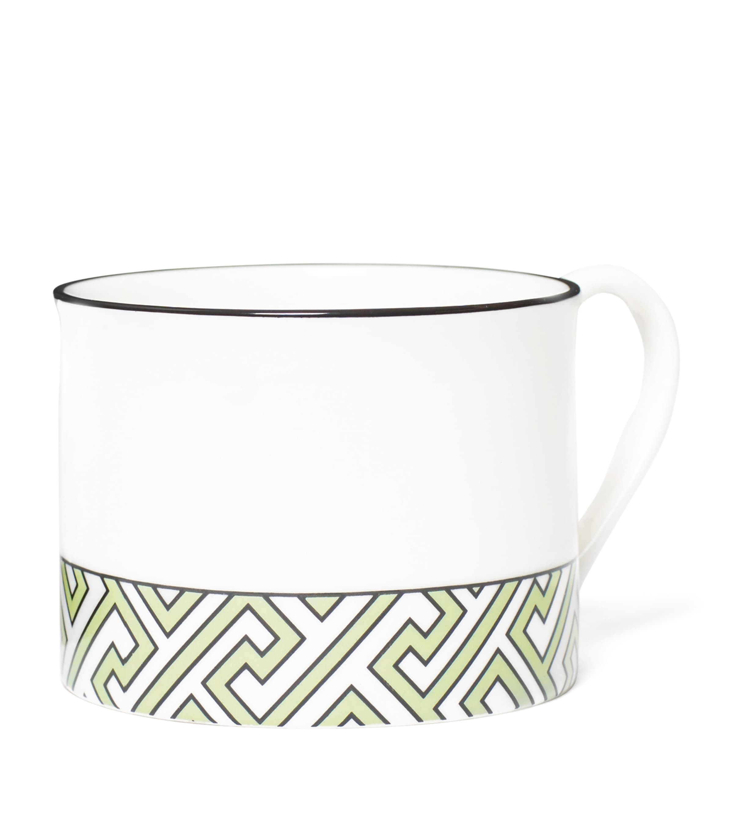 Maze Teacup And Saucer GREEN Image 3