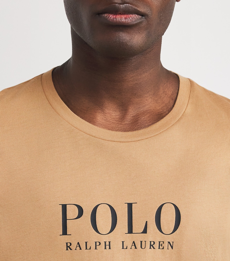 Cotton Logo T-Shirt CLASSIC CAMEL Image 6