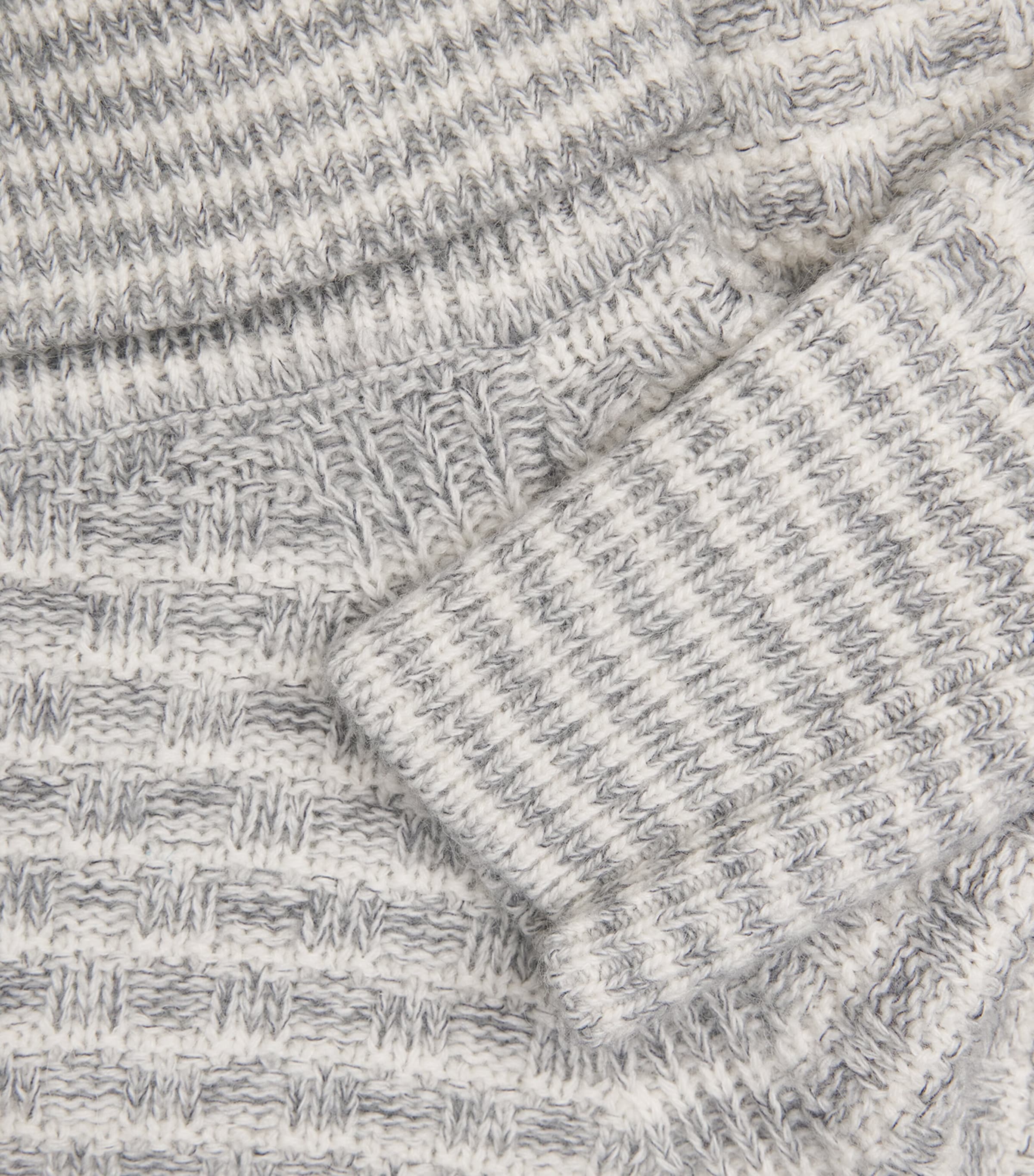 Missoni Womens Mock-Neck Sweater White And Grey Image 6