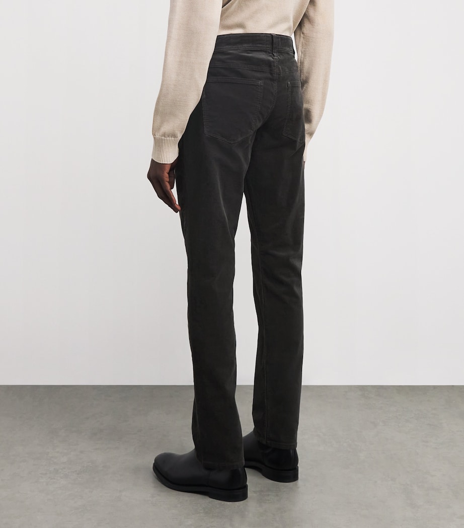 Corduroy Federal Slim-Straight Jeans DARK IRON CORDUROY Image 4