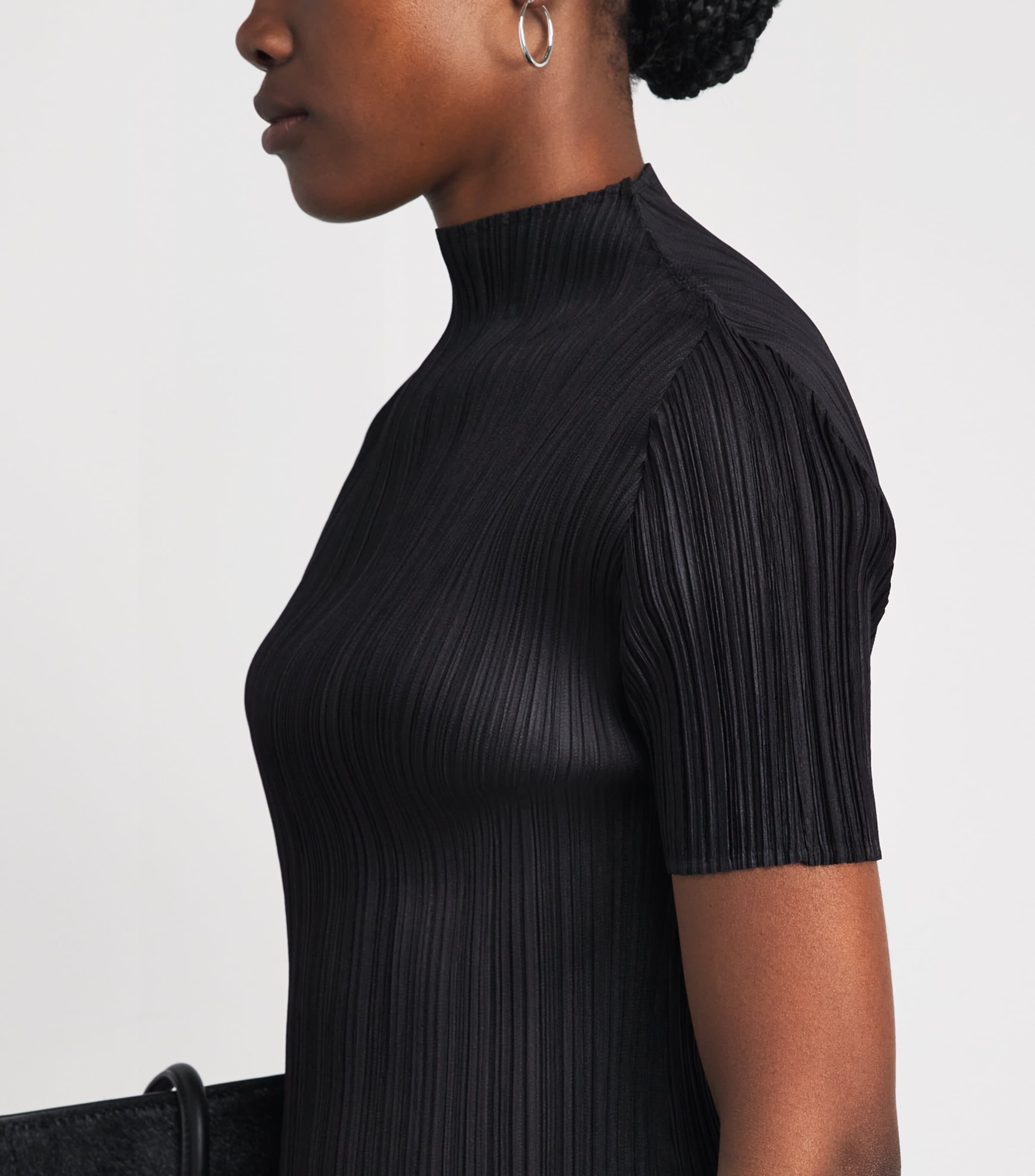 Pleats Please Issey Miyake Black Pleated Monthly Colors September