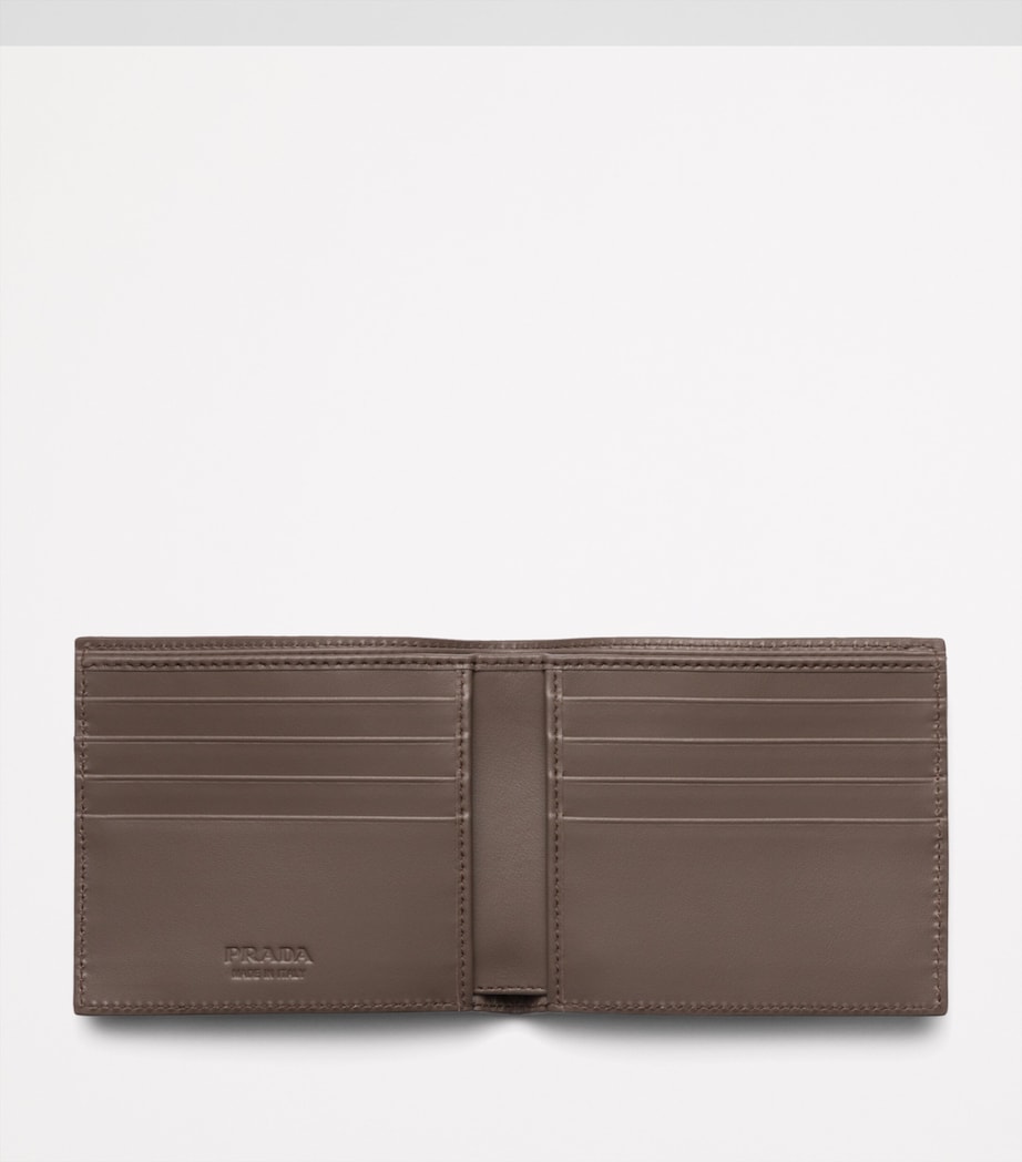 Grained Leather Triangle Wallet F0218 Image 3