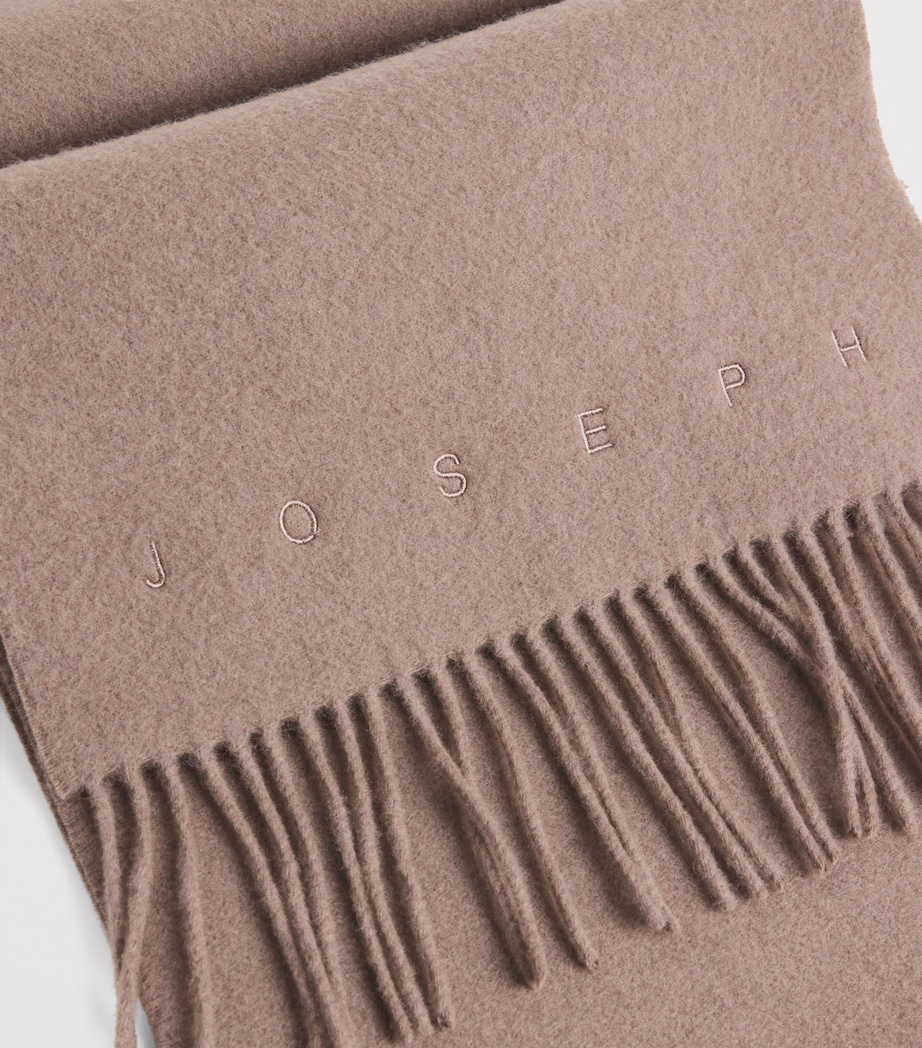 Wool Cecile Scarf MUSHROOM Image 4