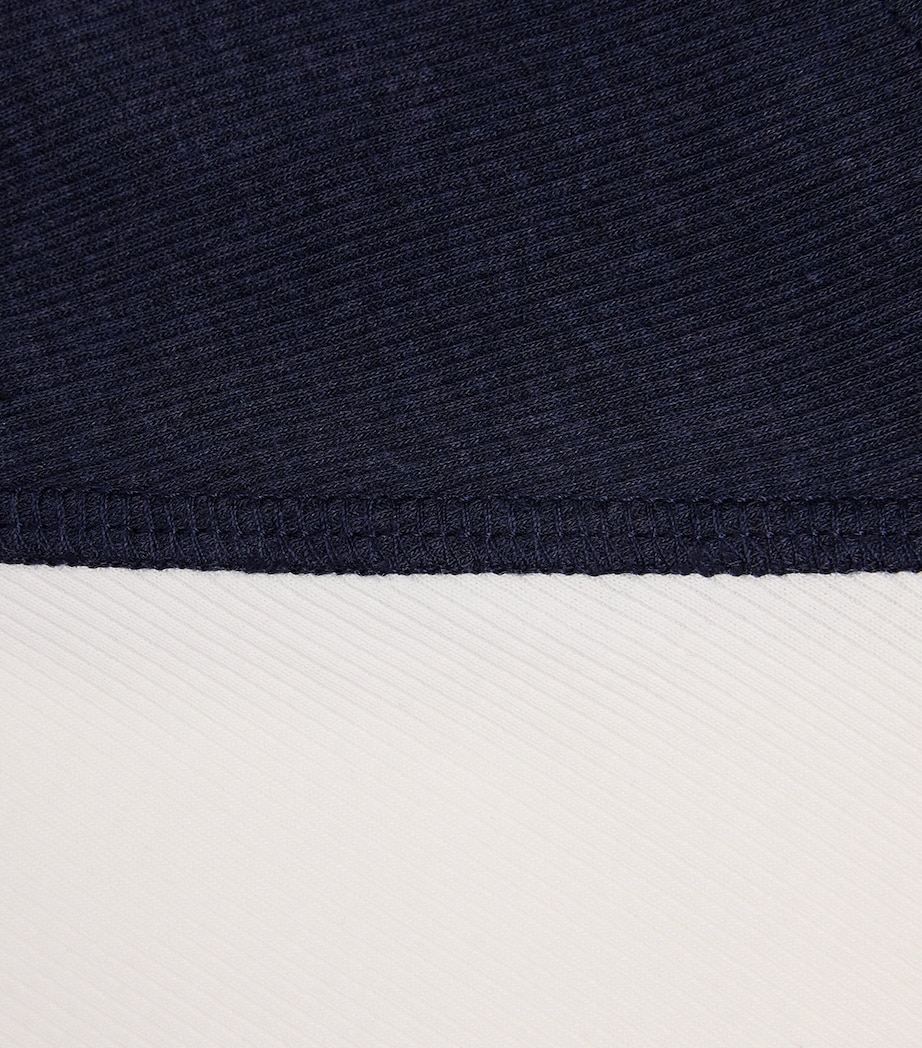ME+EM Womens Ultimate Raglan T-Shirt Light Cream/navy Image 6